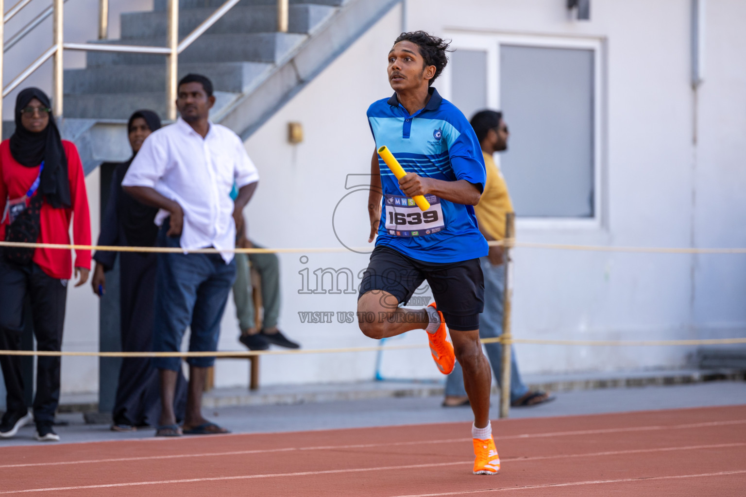 Day 6 of MWSC Interschool Athletics Championships 2024 held in Hulhumale Running Track, Hulhumale, Maldives on Thursday, 14th November 2024. Photos by: Ismail Thoriq / Images.mv