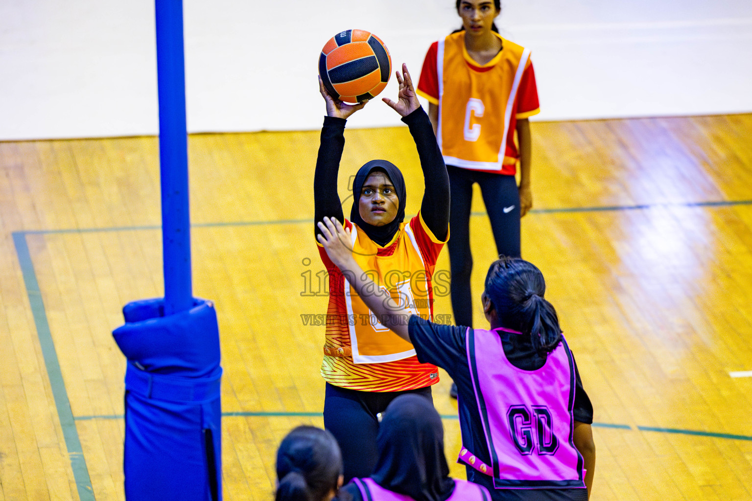 Day 2 of 21st National Netball Tournament was held in Social Canter at Male', Maldives on Thursday, 10th May 2024. Photos: Nausham Waheed / images.mv