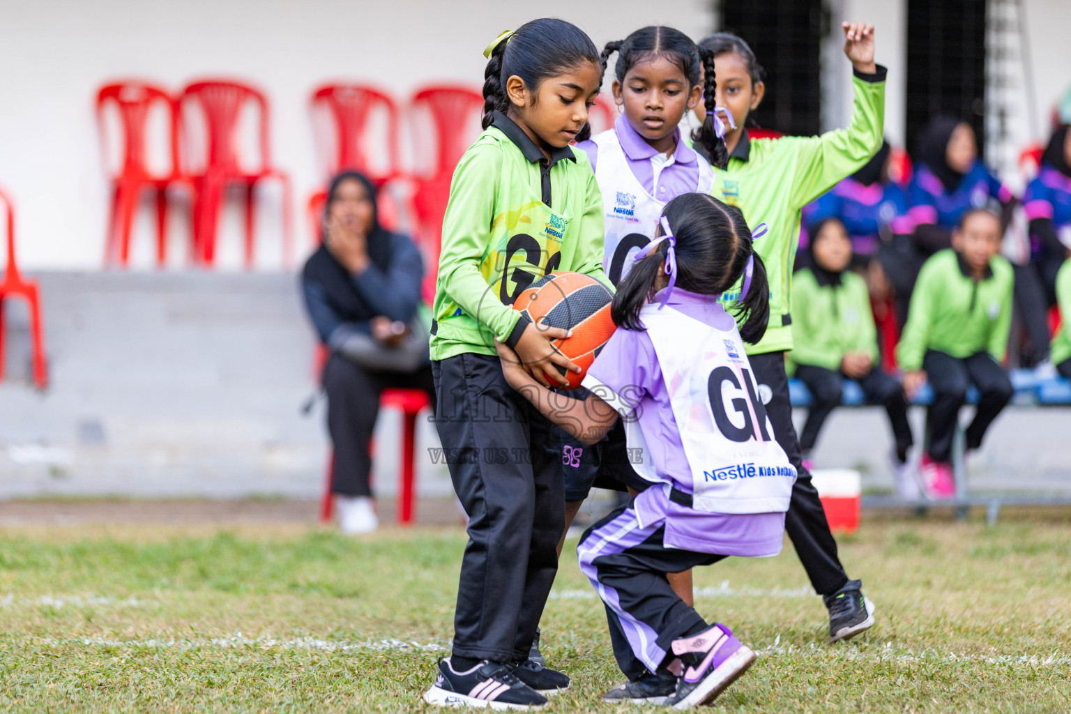 Day 3 of Nestle' Kids Netball Fiesta 2023 held in Henveyru Stadium, Male', Maldives on Saturday, 2nd December 2023. Photos by Nausham Waheed / Images.mv