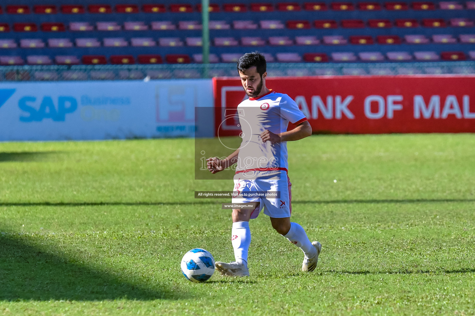 Buru Sports Club vs New Radiant Sports Club in the 2nd Division 2022 on 14th Aug 2022, held in National Football Stadium, Male', Maldives Photos: Nausham Waheed / Images.mv