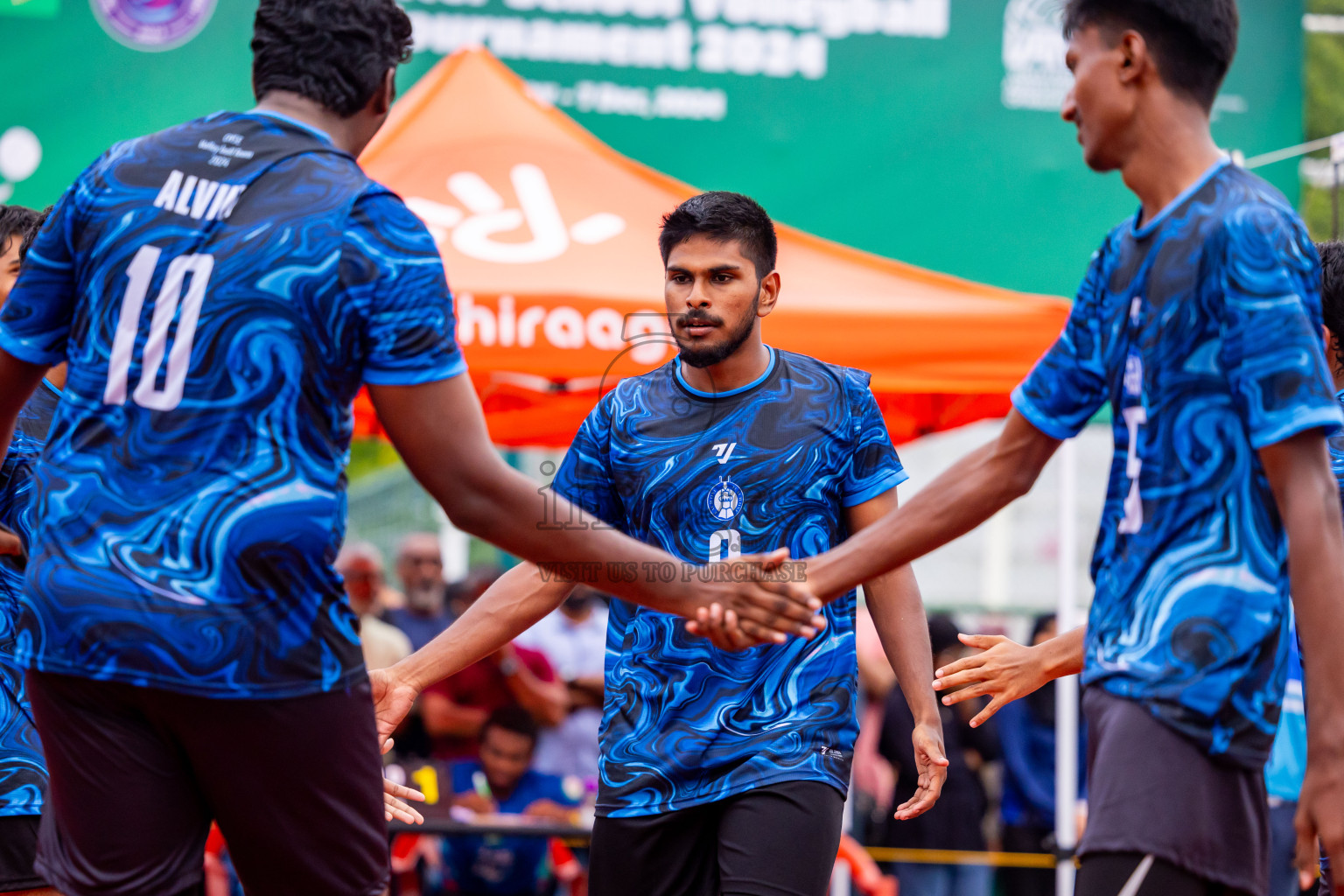 Day 2 of Interschool Volleyball Tournament 2024 was held in Ekuveni Volleyball Court at Male', Maldives on Sunday, 24th November 2024. Photos: Nausham Waheed / images.mv