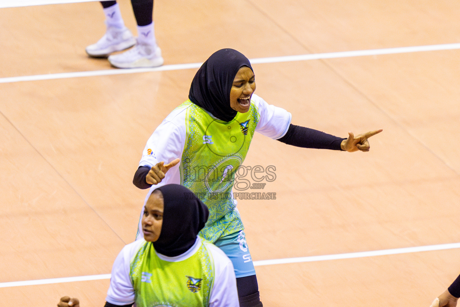 Police Club vs Club Wamco in the Final of Women's Division of VAM Cup 2025 held in Male', Maldives on Thursdsay, 17th April 2025 at Social Center Indoor Hall Photos By: Nausham Waheed / images.mv