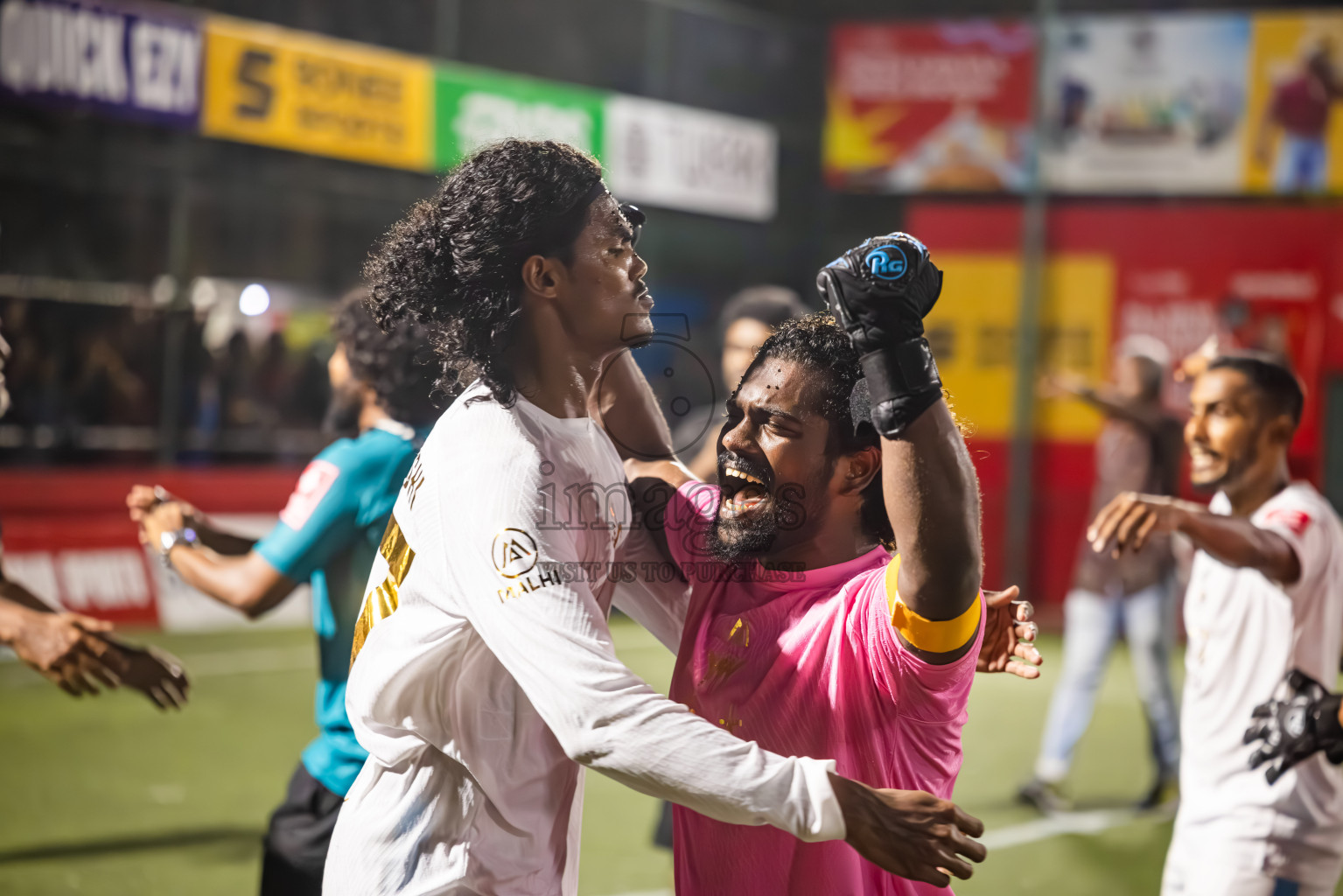 K Maafushi vs K Kaashidhoo in Kaafu Atoll Finals Day 27 of Golden Futsal Challenge 2025 was held on Friday , 31st January 2025, in Hulhumale', Maldives. Photos: Abdulla Abeed / images.mv