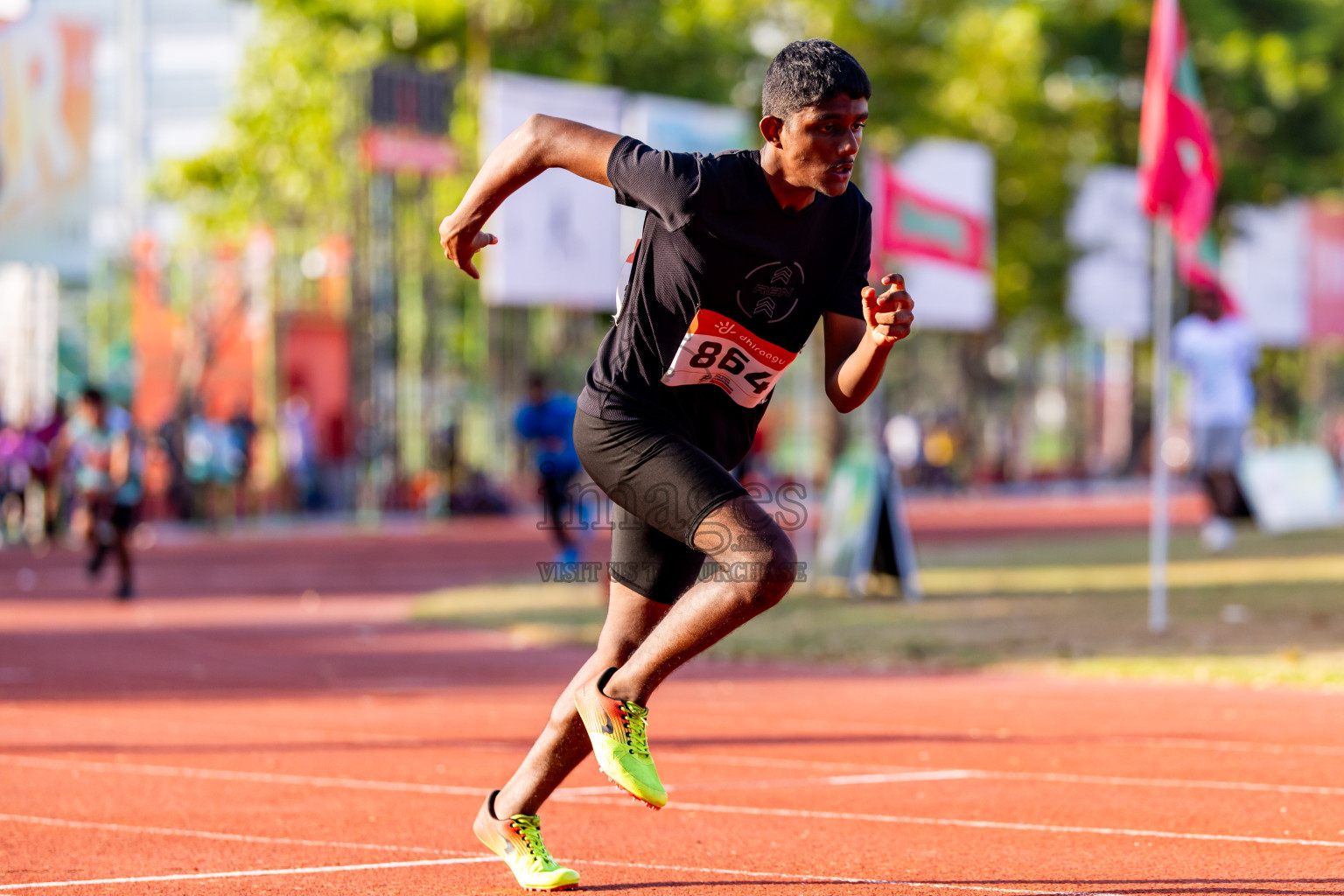 Day 1 of Inter-school Athletics Championship 2025 held in Ekuveni Synthetic Track, Male', Maldives on Monday, 06th October 2025. Photos by: Nausham Waheed / Images.mv