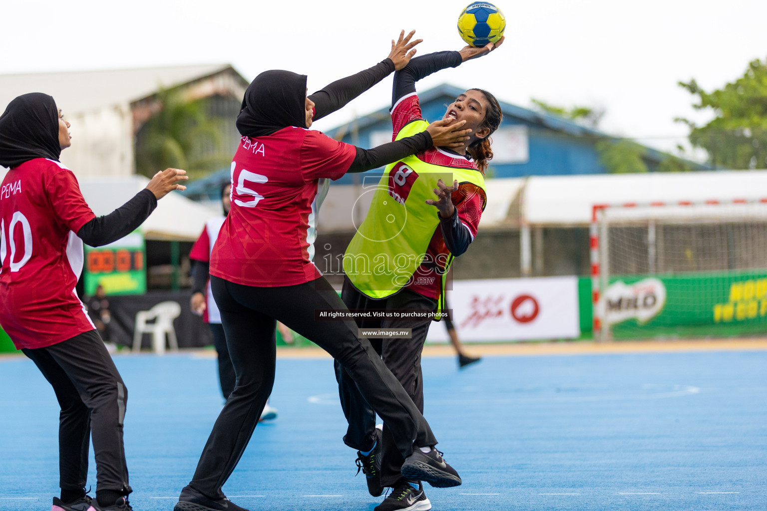 Day 1 of 7th Inter-Office/Company Handball Tournament 2023, held in Handball ground, Male', Maldives on Friday, 16th September 2023 Photos: Nausham Waheed/ Images.mv