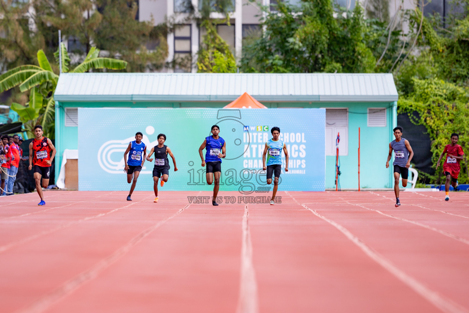 Day 3 of MWSC Interschool Athletics Championships 2024 held in Hulhumale Running Track, Hulhumale, Maldives on Monday, 11th November 2024. 
Photos by: Hassan Simah / Images.mv