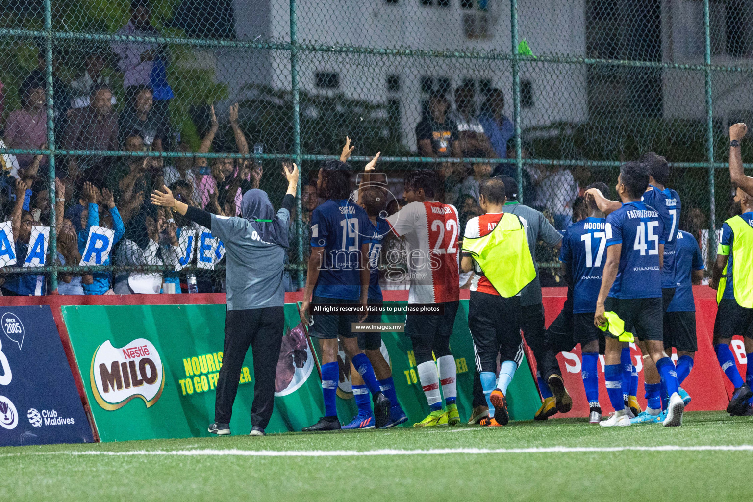 POSC vs Team Khaarijee in Quarter Finals of Club Maldives Cup Classic 2023 held in Hulhumale, Maldives, on Friday, 11th August 2023 Photos: Ismail Thoriq, Nausham Waheed / images.mv