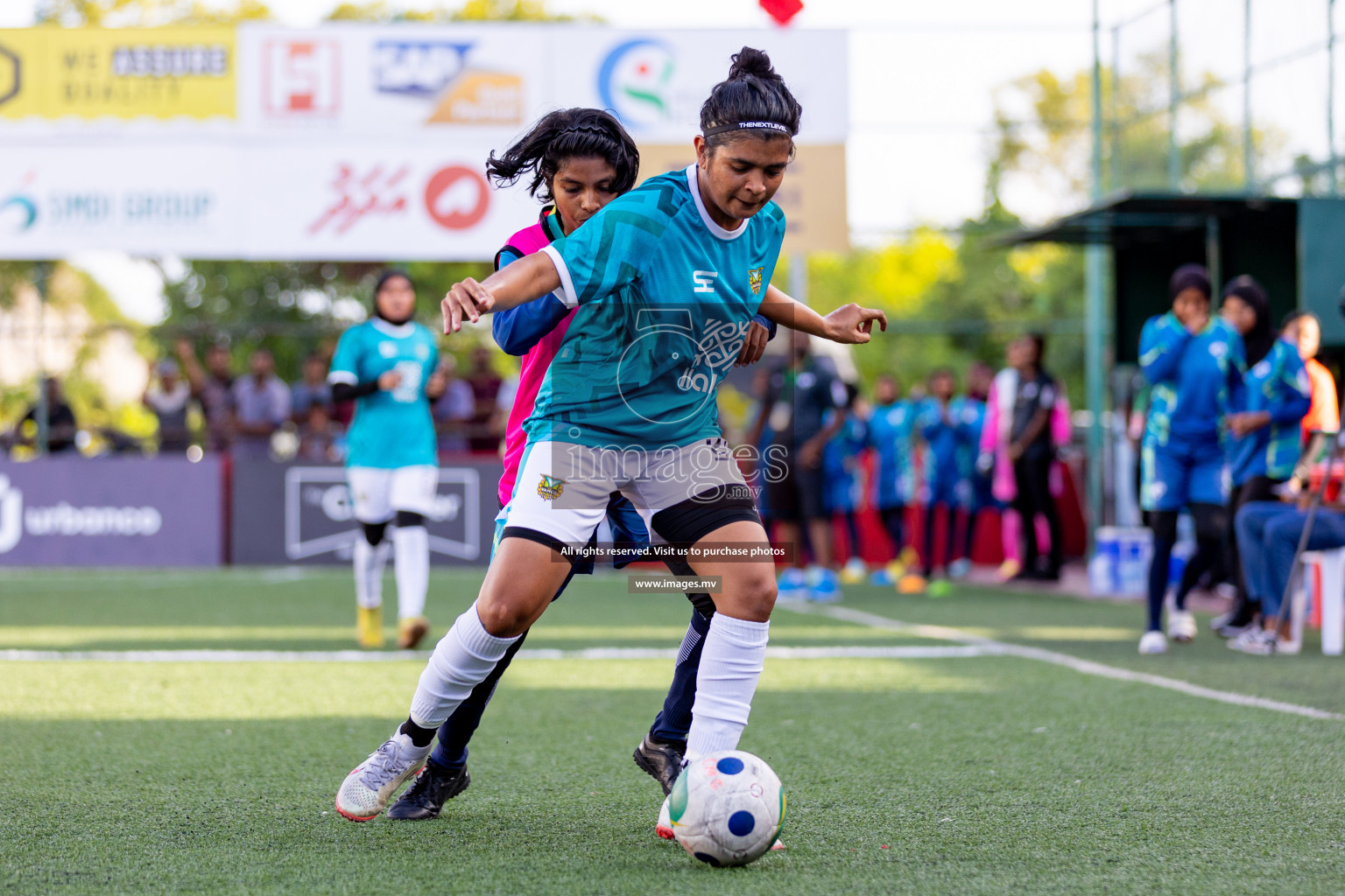 WAMCO vs MACL in 18/30 Futsal Fiesta Classic 2023 held in Hulhumale, Maldives, on Tuesday, 18th July 2023 Photos: Hassan Simah / images.mv