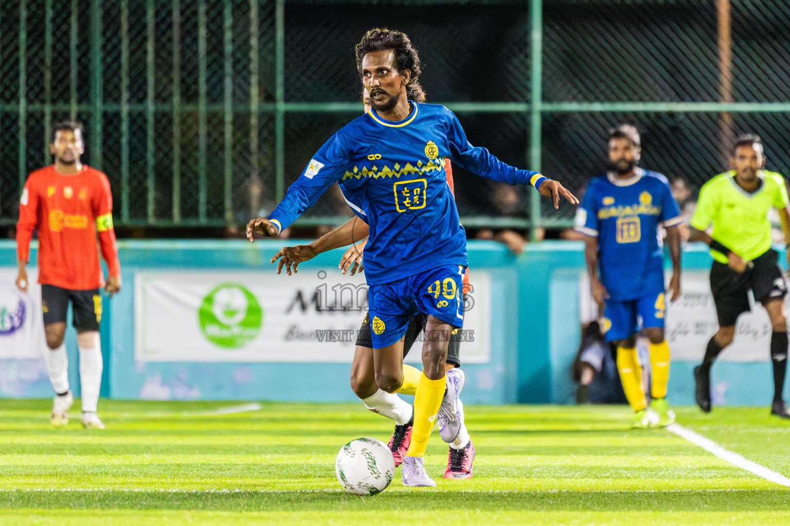 J Kovi Goani vs Fools SC in Day 2 of Laamehi Dhiggaru Ekuveri Futsal Challenge 2025 was held on Friday, 25th July 2025, at Dhiggaru Futsal Ground, Dhiggaru, Maldives Photos: Areef Adam / images.mv