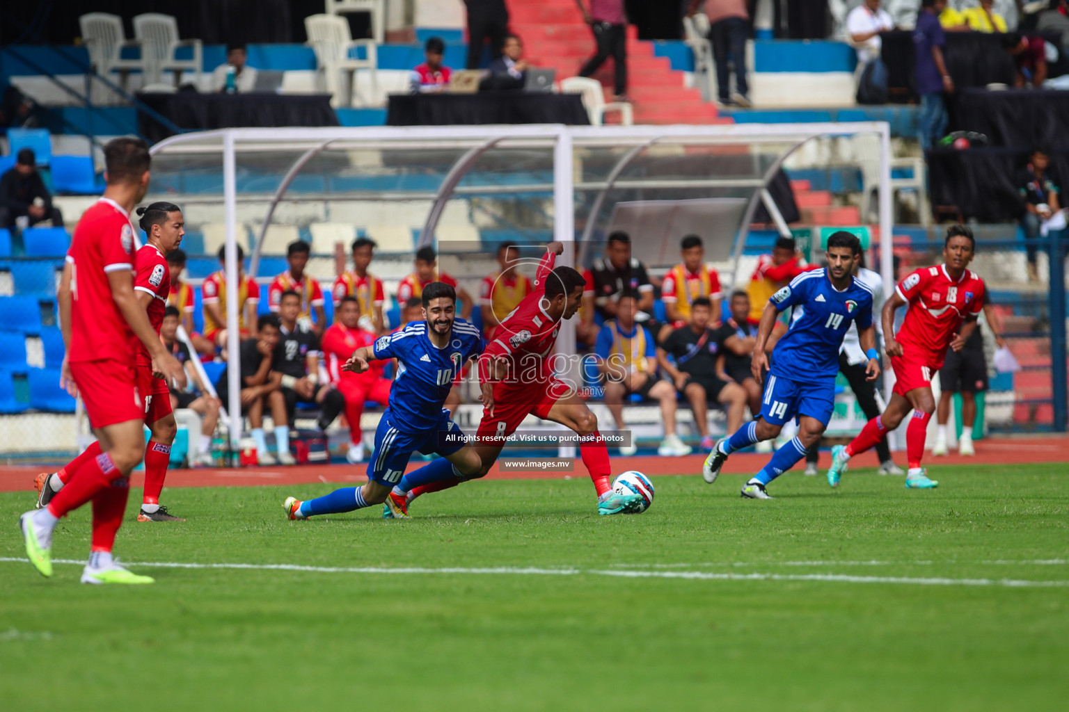 Kuwait vs Nepal in the opening match of SAFF Championship 2023 held in Sree Kanteerava Stadium, Bengaluru, India, on Wednesday, 21st June 2023. Photos: Nausham Waheed / images.mv