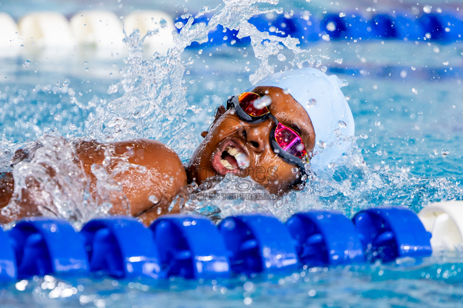 Day 3 of 20th BMLInter-school Swimming Competition 2024 held in Hulhumale', Maldives on Monday, 14th October 2024. Photos: Nausham Waheed / images.mv