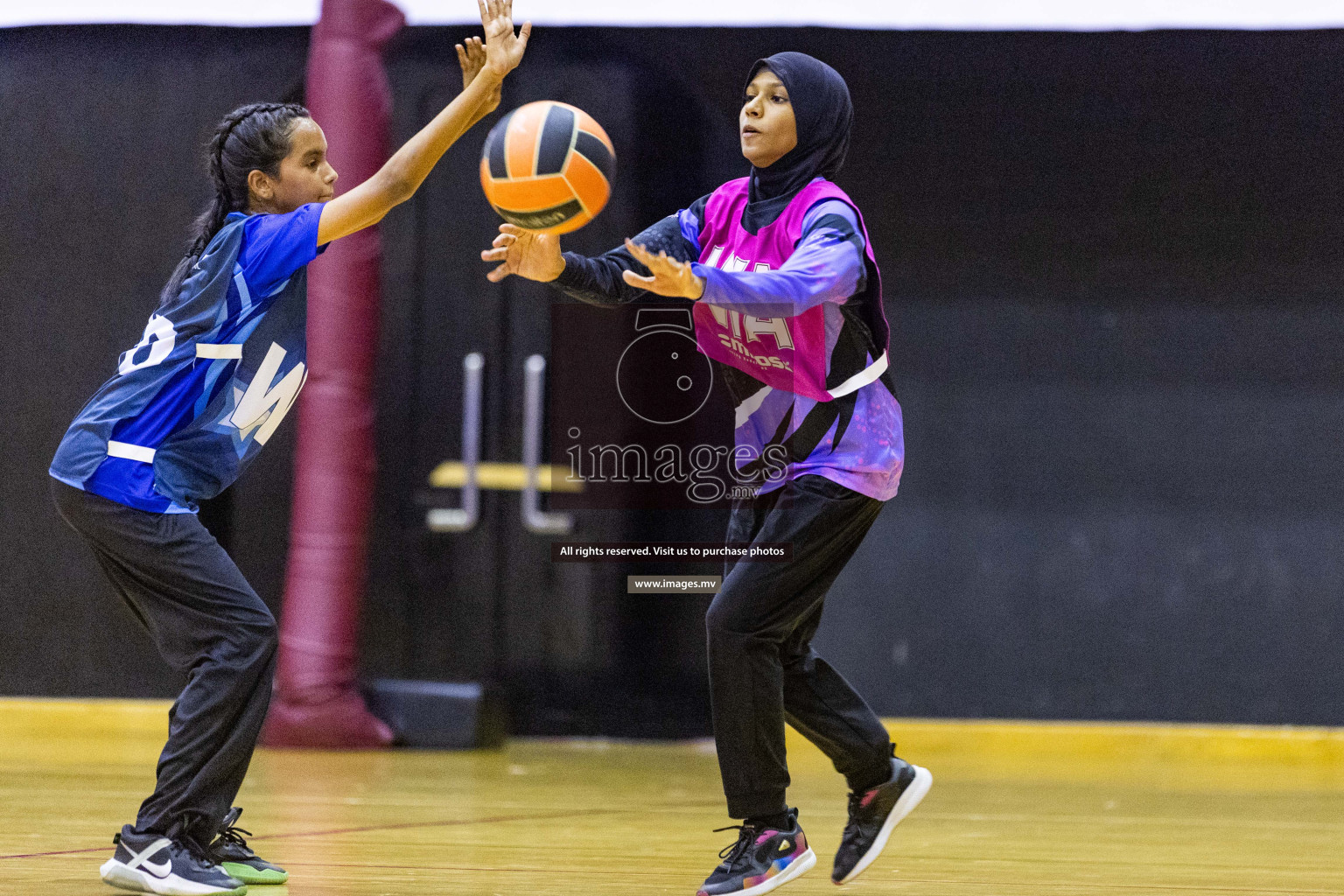 Day3 of 24th Interschool Netball Tournament 2023 was held in Social Center, Male', Maldives on 29th October 2023. Photos: Nausham Waheed, Mohamed Mahfooz Moosa / images.mv