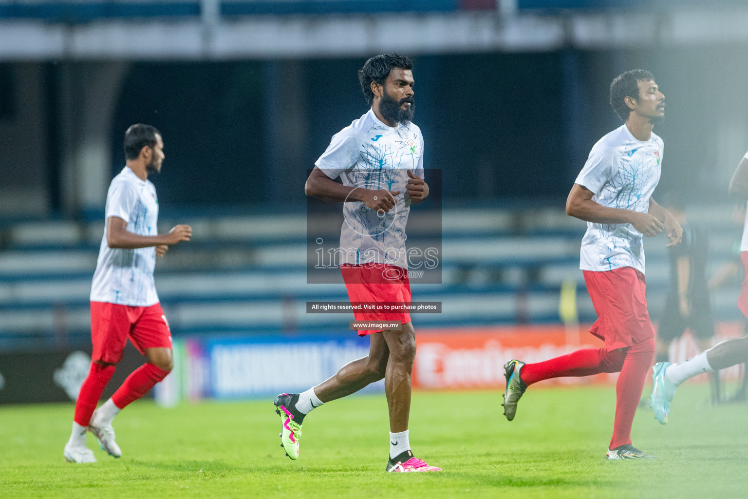 Maldives vs Bhutan in SAFF Championship 2023 held in Sree Kanteerava Stadium, Bengaluru, India, on Wednesday, 22nd June 2023. Photos: Nausham Waheed / images.mv