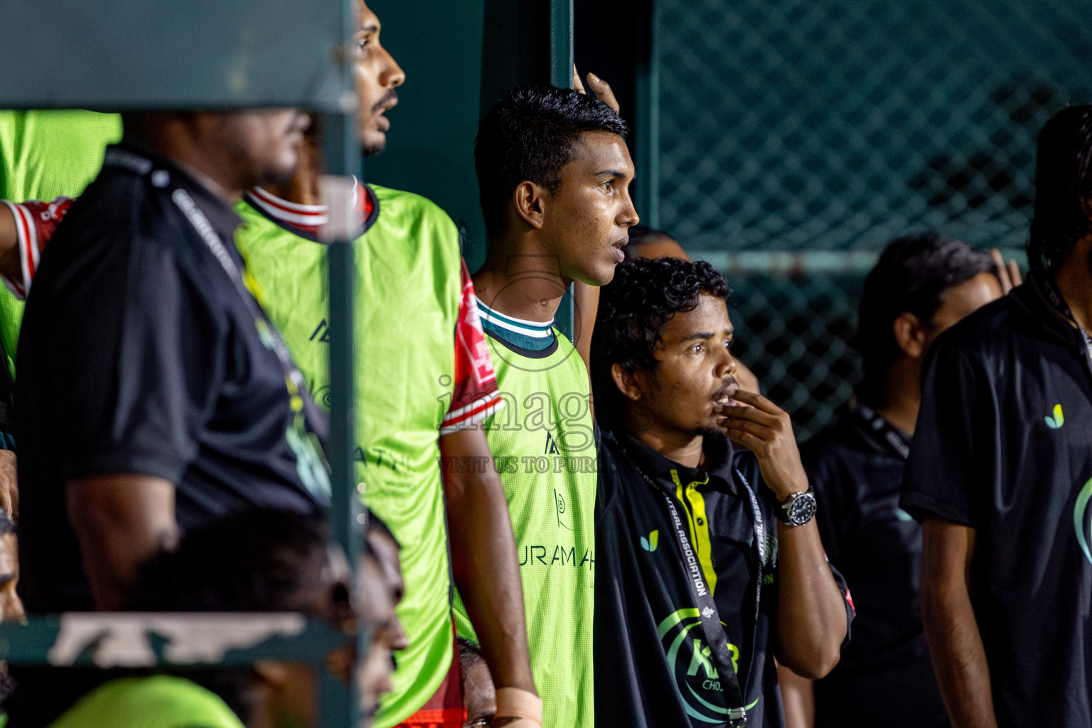 L Isdhoo VS L Maabaidhoo in Atoll Round Semi-Final on Day 22 of Golden Futsal Challenge 2025 was held on Sunday , 26th January 2025, in Hulhumale', Maldives. Photos: Nausham Waheed / images.mv