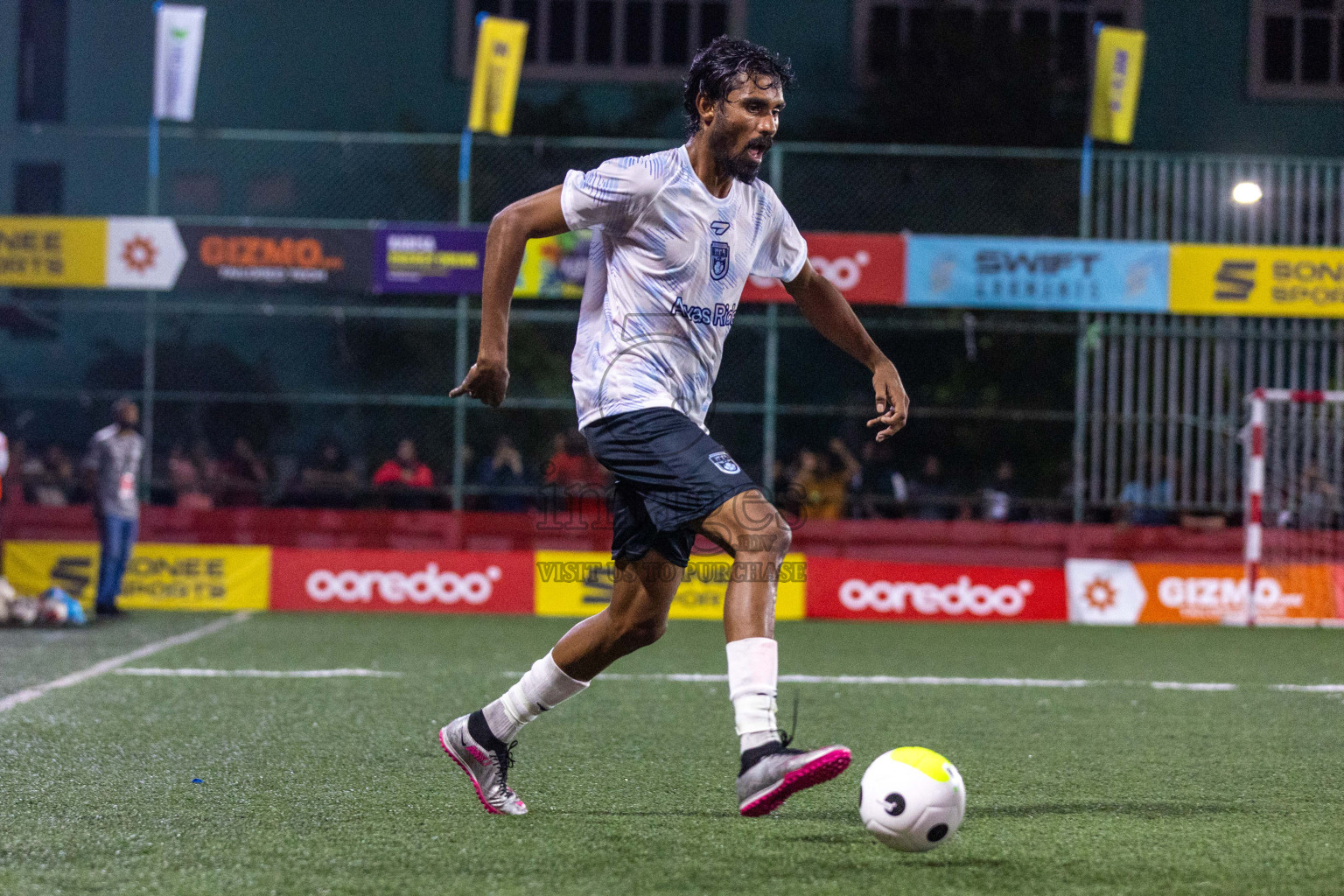 F Dharanboodhoo vs F Nilandhoo in Day 17 of Golden Futsal Challenge 2024 was held on Wednesday, 31st January 2024, in Hulhumale', Maldives Photos: Nausham Waheed / images.mv