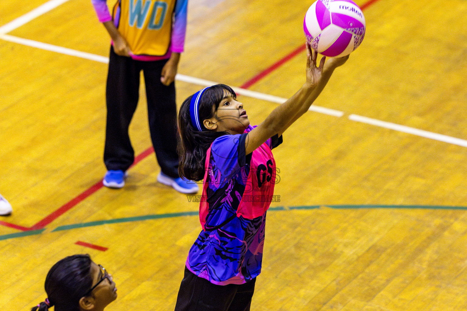 Netgen A vs N Sports Academy B in Day 2 of 3rd Junior Championship - Netball association of Maldives, held at Social Center on Monday 20th January 2025 . Photos by Nausham Waheed