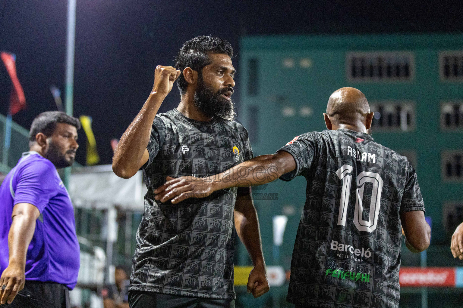 ADh Kunburudhoo vs Ash Fenfushi in Day 7 of Golden Futsal Challenge 2024 was held on Saturday, 20th January 2024, in Hulhumale', Maldives Photos: Nausham Waheed / images.mv