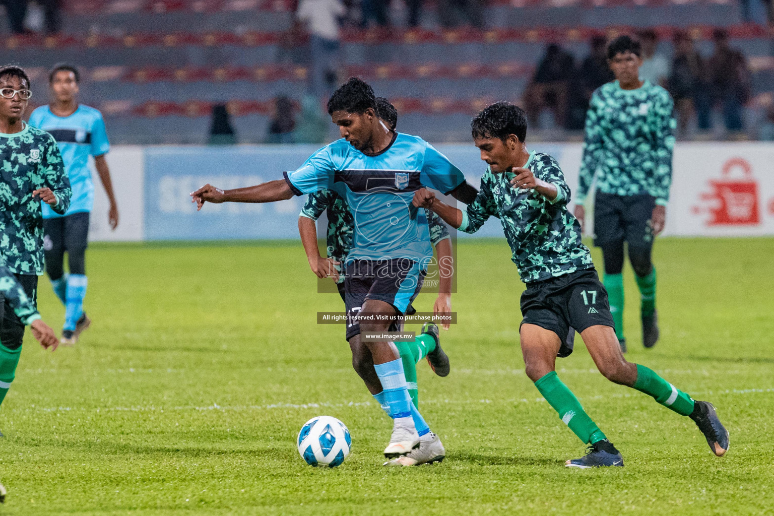 Final of U17 Inter School Football Tournament of Kalaafaanu School vs Rehendhi School held in Male', Maldives on 10 Feb 2022 Photos: Nausham Waheed / images.mv