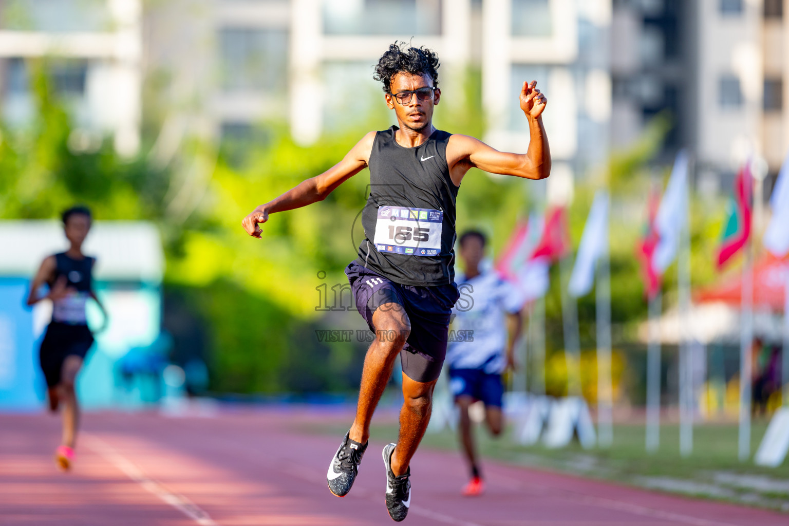 Day 4 of MWSC Interschool Athletics Championships 2024 held in Hulhumale Running Track, Hulhumale, Maldives on Tuesday, 12th November 2024. Photos by: Nausham Waheed / Images.mv