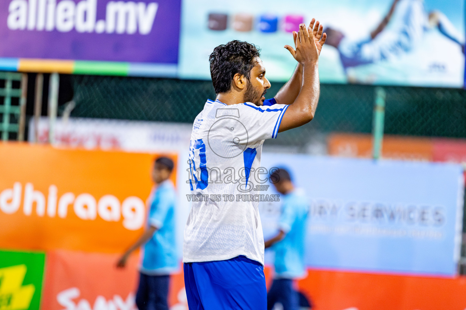 TEAM MMA vs CLUB 220 in the Semi-finals of Club Maldives Classic 2024 held in Rehendi Futsal Ground, Hulhumale', Maldives on Tuesday, 19th September 2024. 
Photos: Nausham Waheed / images.mv