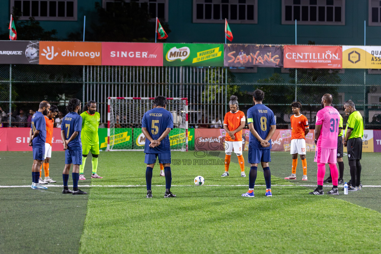 Club Immigration vs Dhiraagu
 in Club Maldives Cup 2024 held in Rehendi Futsal Ground, Hulhumale', Maldives on Tuesday, 24th September 2024. 
Photos: Hassan Simah / images.mv