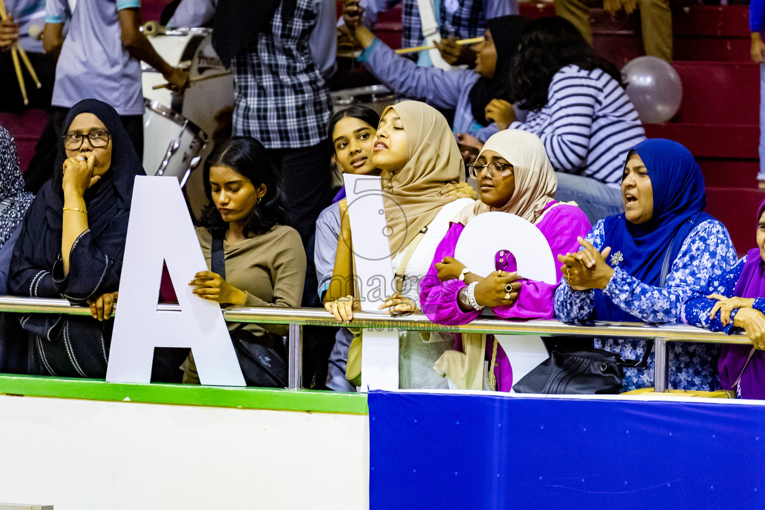 Day 14 of 25th Inter-School Netball Tournament was held in Social Center at Male', Maldives on Sunday, 25th August 2024. Photos: Nausham Waheed / images.mv