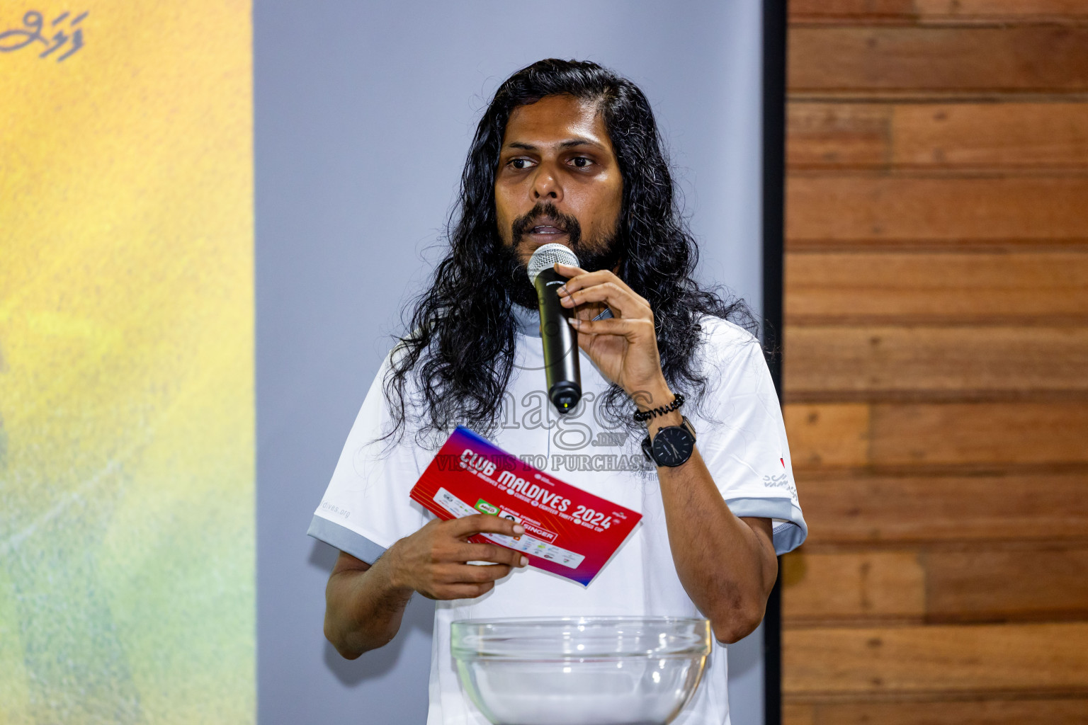 Draw Ceremony of Club Maldives 2024 held in Hulhumale', Maldives on Wednesday, 28th August 2024. Photos: Nausham Waheed / images.mv