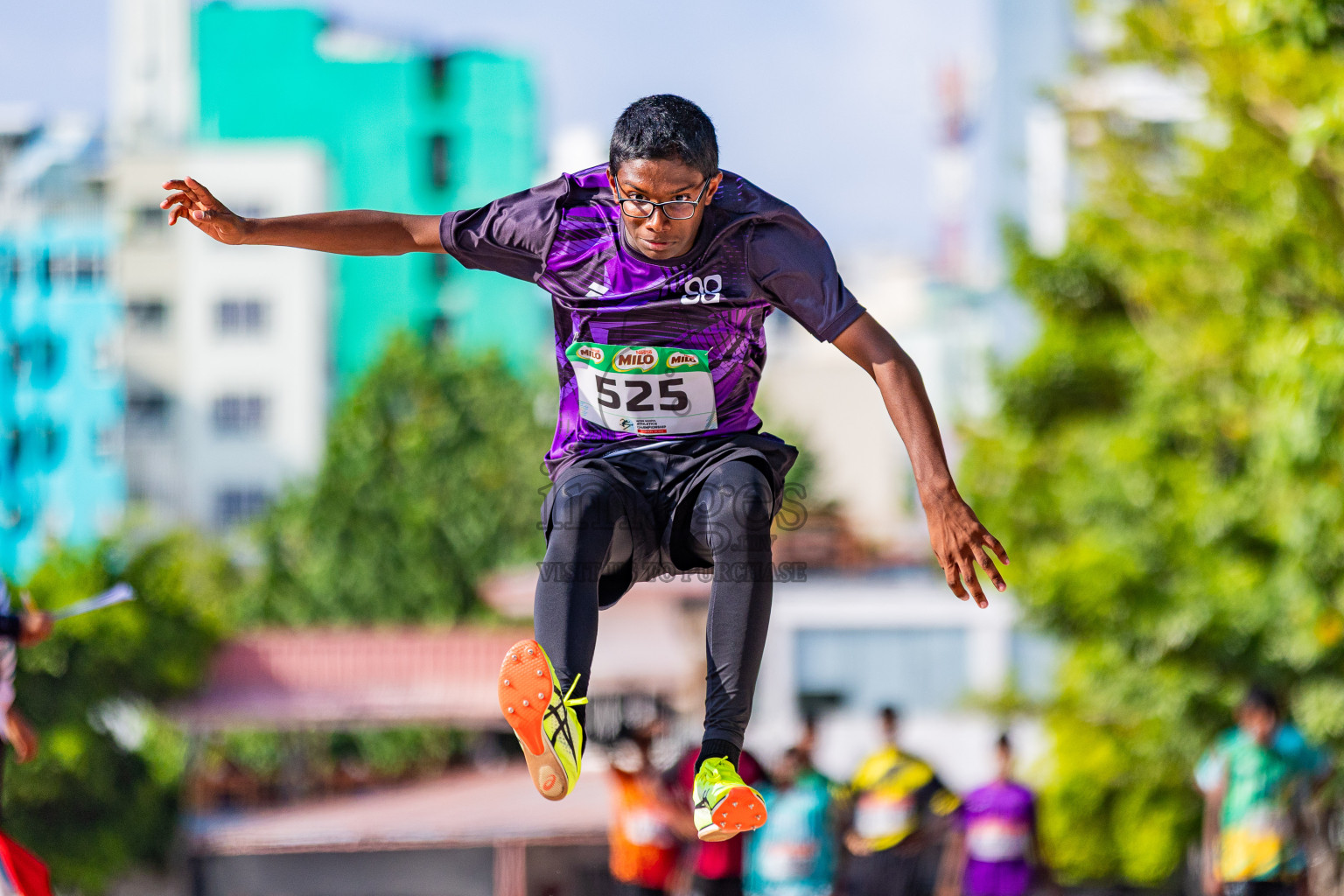 Day 3 of Inter-school Athletics Championship 2025 held in Ekuveni Synthetic Track, Male', Maldives on Wednesday, 08th October 2025. Photos by: Areef Adam  / Images.mv