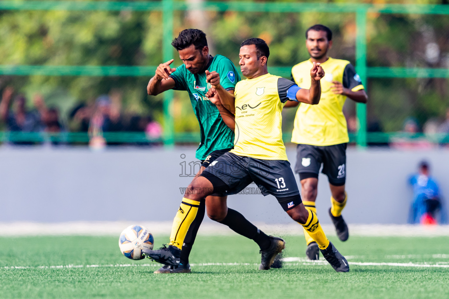 Baburu SC vs Kanmathi Juniors from Manadhoo Council Cup 2024 in N Manadhoo Maldives on Friday, 23rd February 2023. Photos: Nausham Waheed / images.mv