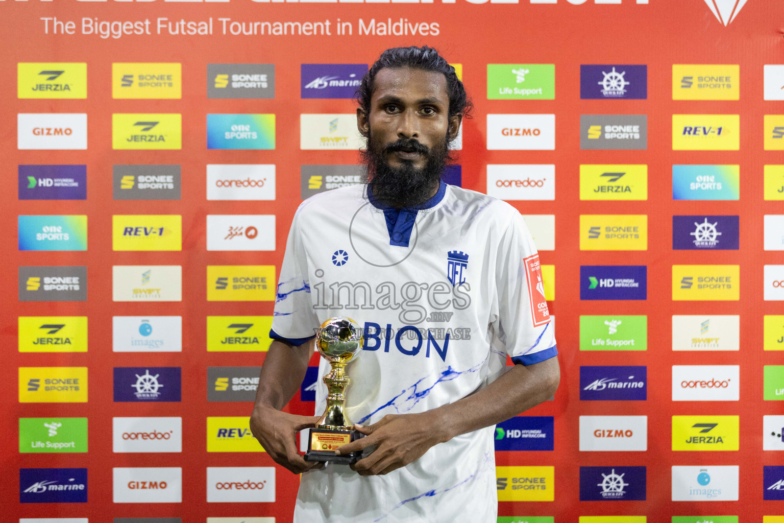 ADh Hangnaameedhoo VS ADh Omadhoo in Day 12 of Golden Futsal Challenge 2024 was held on Friday, 26th January 2024, in Hulhumale', Maldives Photos: Nausham Waheed / images.mv