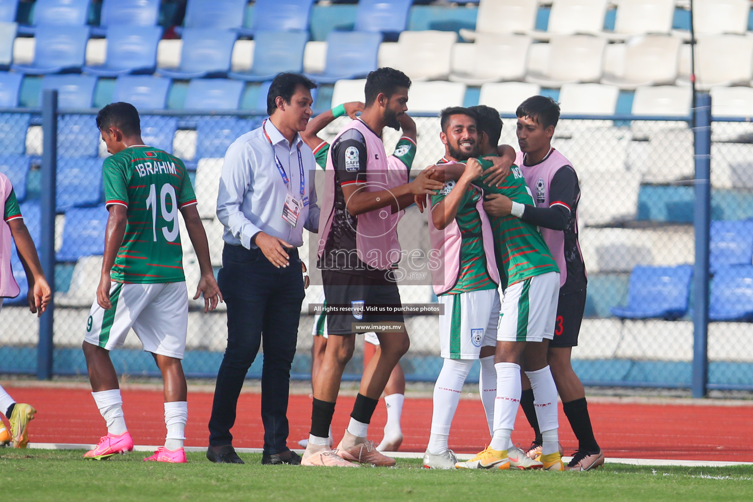 Bangladesh vs Maldives in SAFF Championship 2023 held in Sree Kanteerava Stadium, Bengaluru, India, on Saturday, 25th June 2023. Photos: Nausham Waheed, Hassan Simah / images.mv