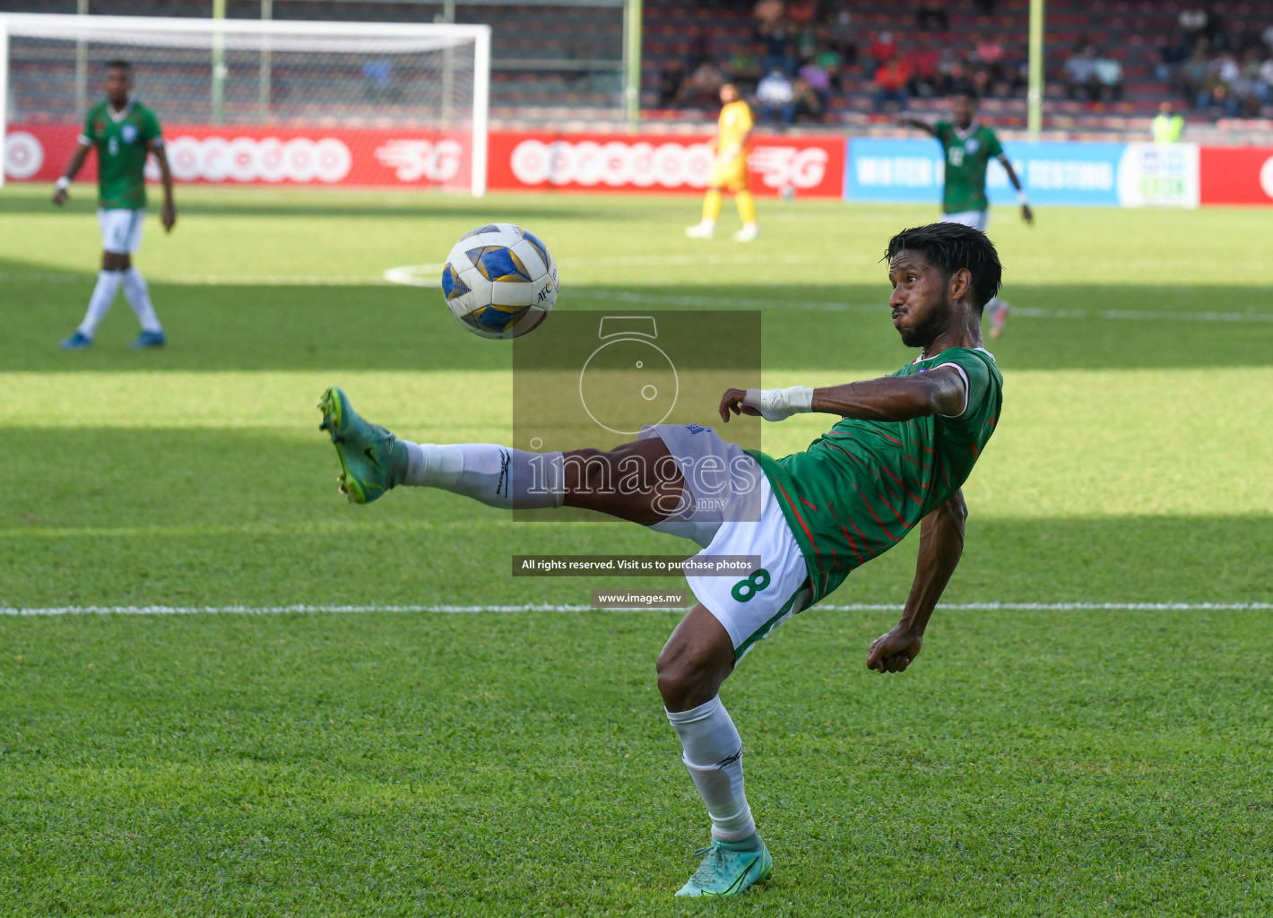 Bangladesh vs India in SAFF Championship 2021 held on 1st October 2021 in Galolhu National Stadium, Male', Maldives