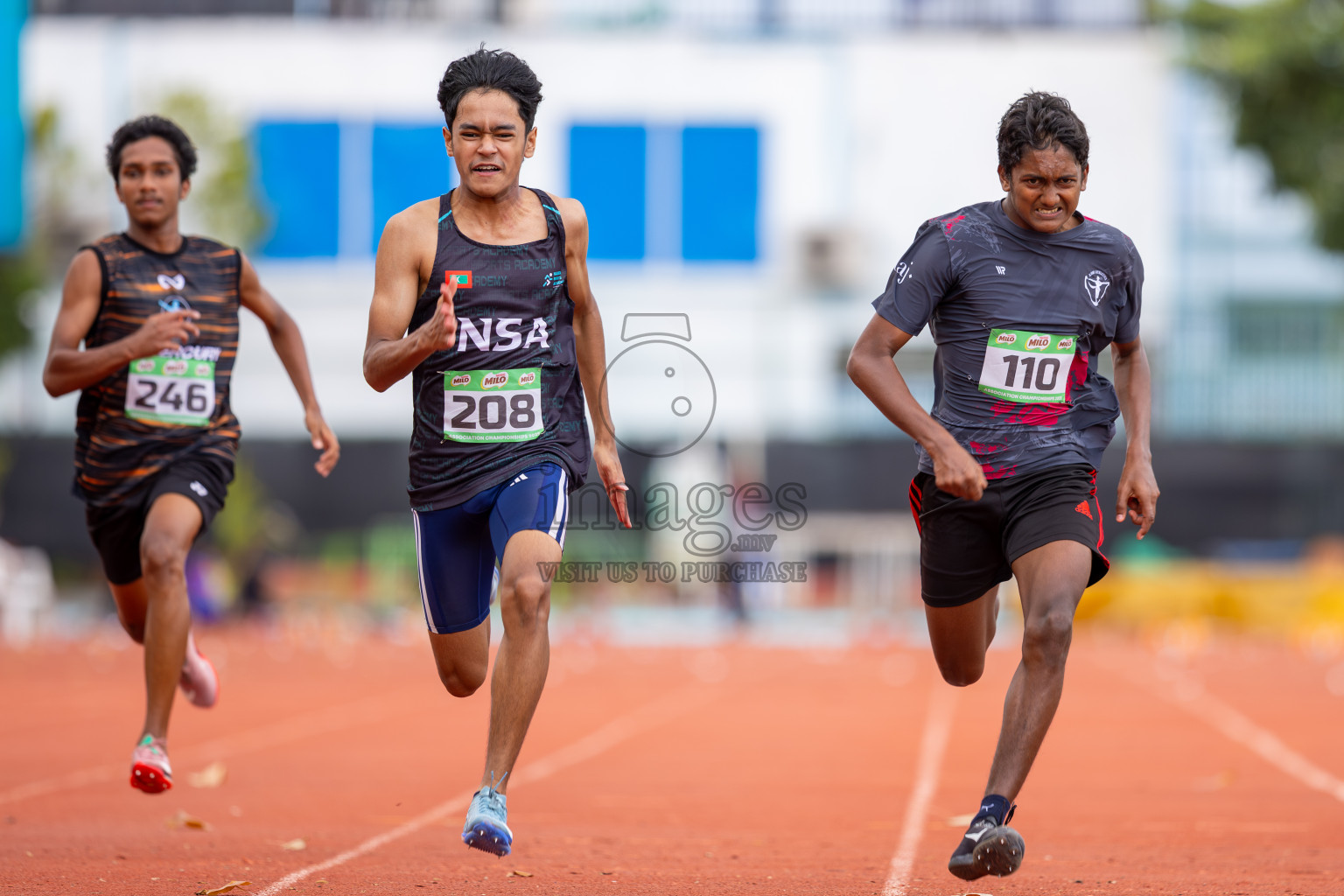 Day 3 of 12th Milo Association Championships was held in Ekuveni Track at Male', Maldives on Saturday, 26th April 2025. Photos: Ismail Thoriq / images.mv