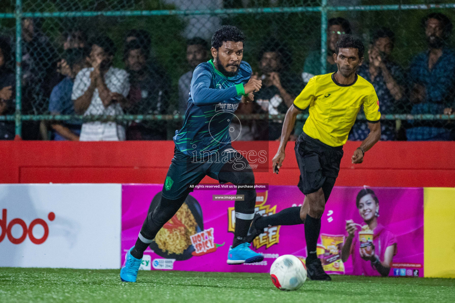 Sh. Foakaidhoo vs Sh. Feevah in Day 2 of Golden Futsal Challenge 2023 on 06 February 2023 in Hulhumale, Male, Maldives