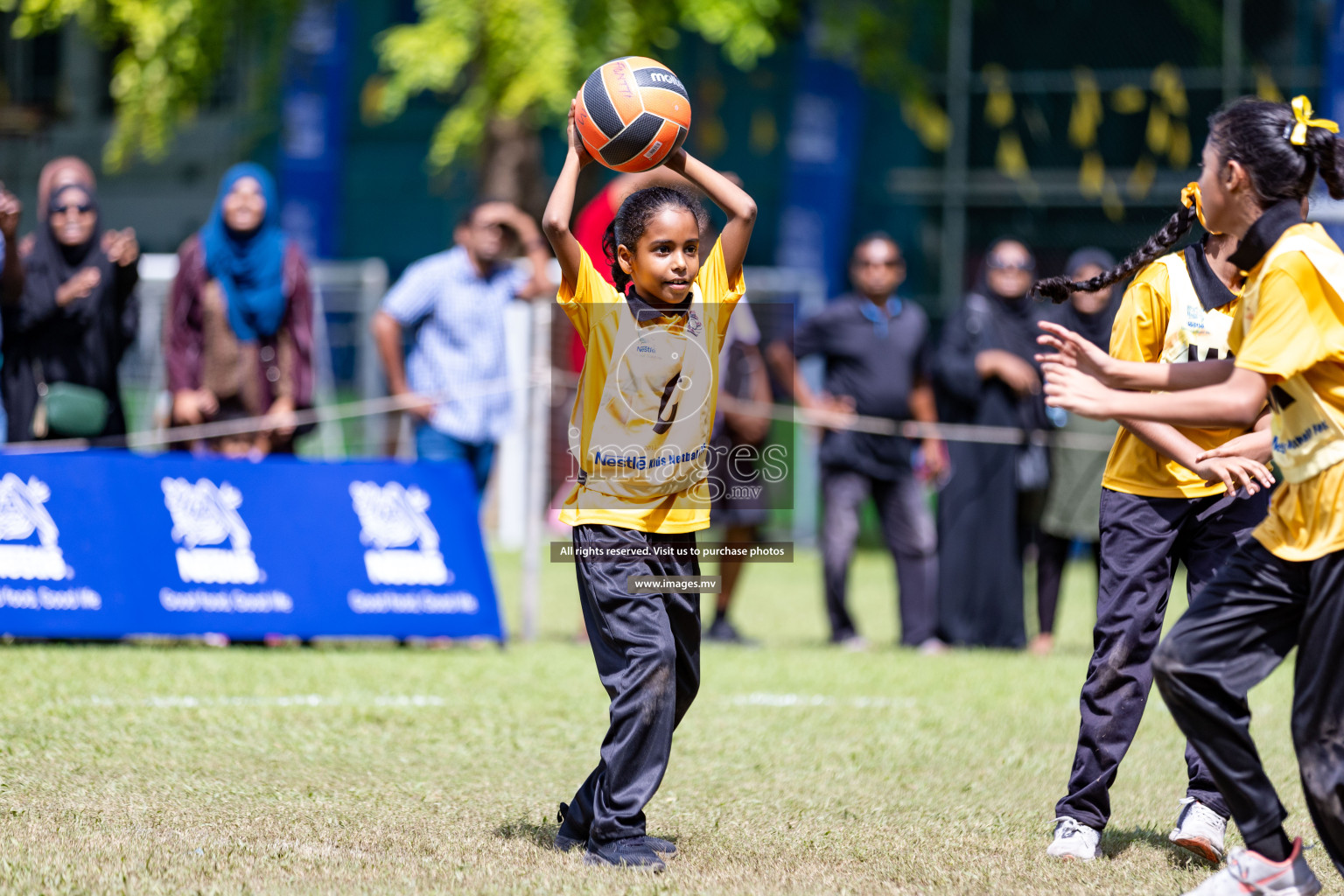 Day 1 of Nestle' Kids Netball Fiesta 2023 held in Henveyru Stadium, Male', Maldives on Thursday, 30th November 2023. Photos by Nausham Waheed / Images.mv