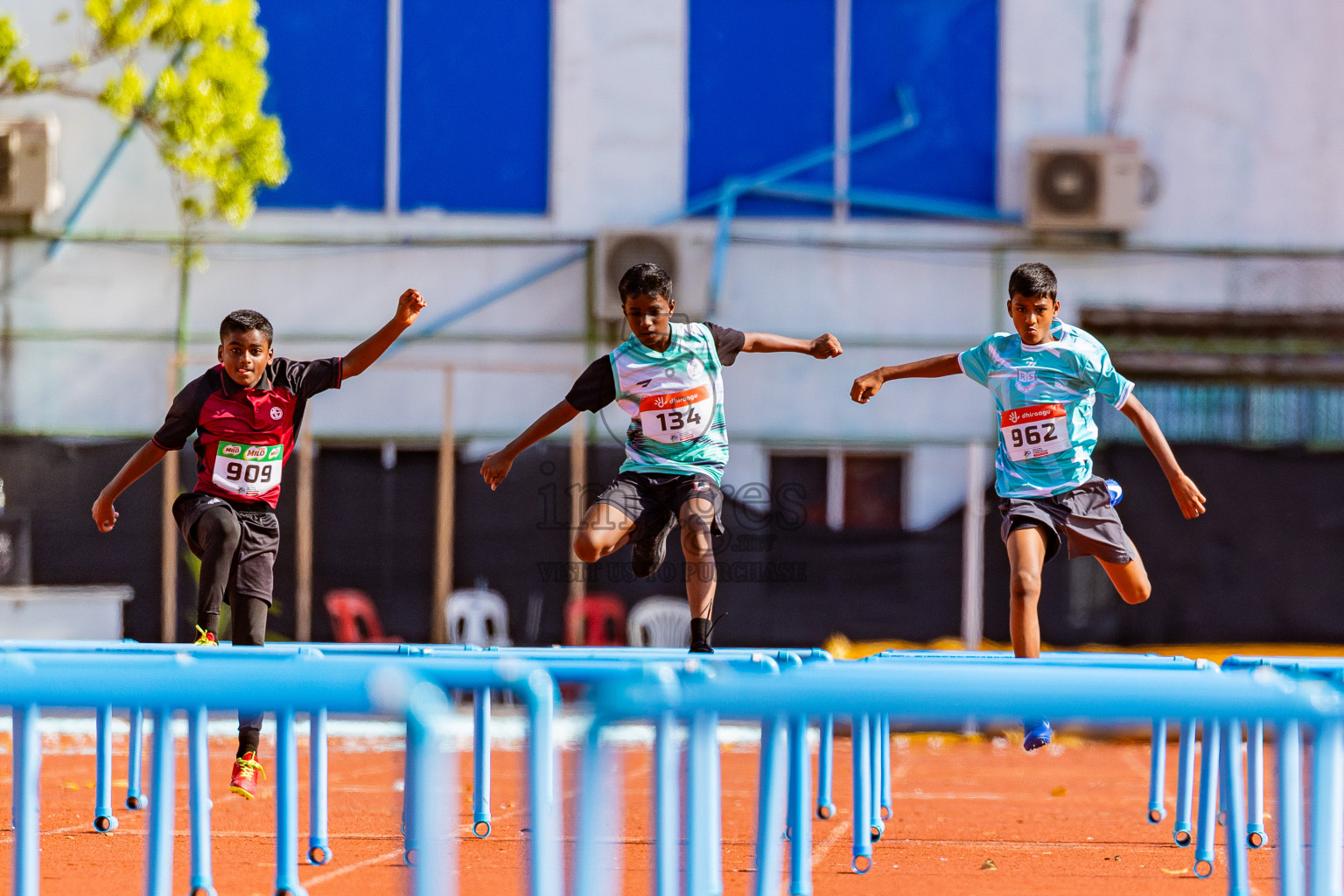 Day 2 of Inter-school Athletics Championship 2025 held in Ekuveni Synthetic Track, Male', Maldives on Tuesday, 07th October 2025. Photos by: Areef Adam / Images.mv