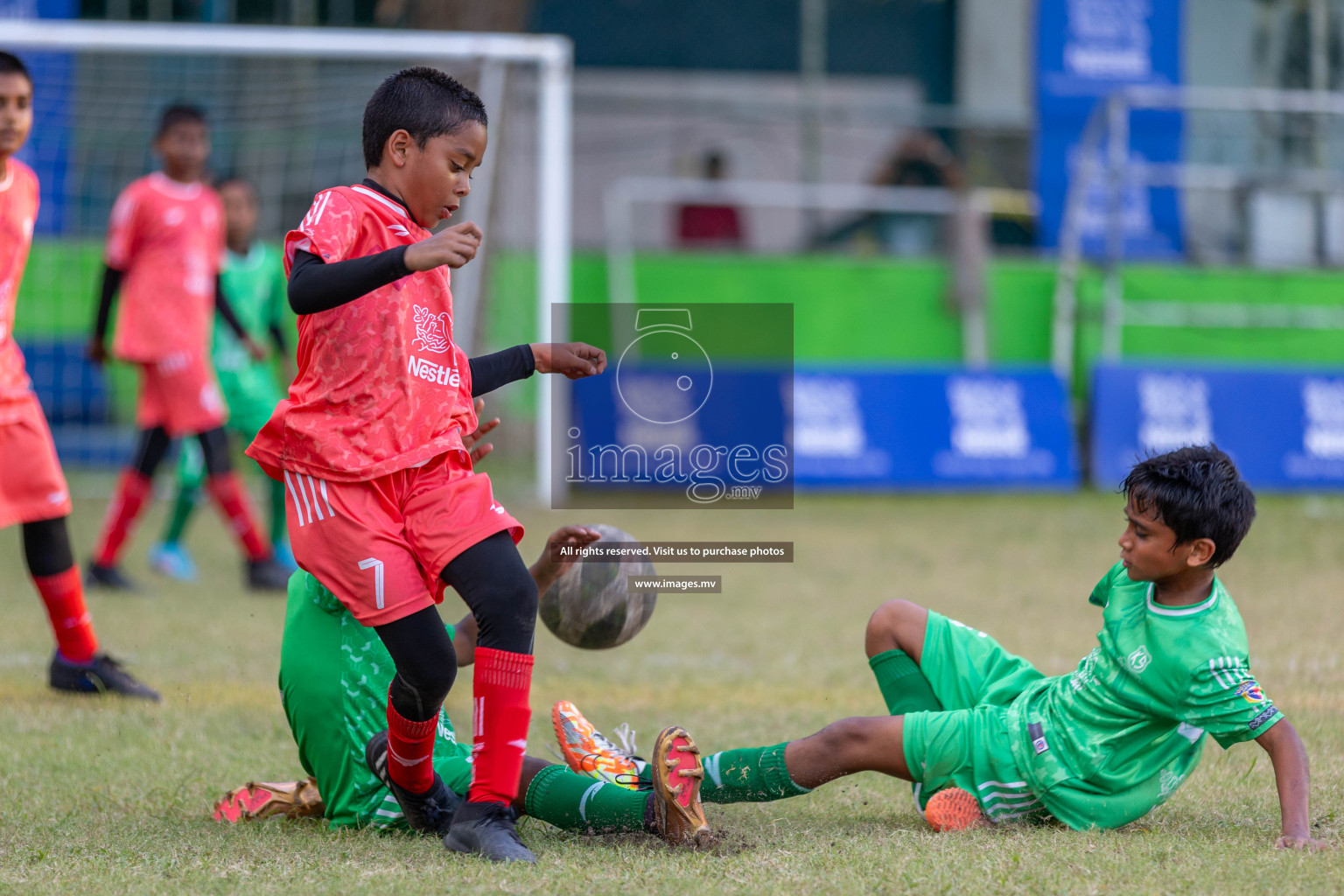 Day 4 of Nestle Kids Football Fiesta, held in Henveyru Football Stadium, Male', Maldives on Saturday, 14th October 2023
Photos: Ismail Thoriq / images.mv