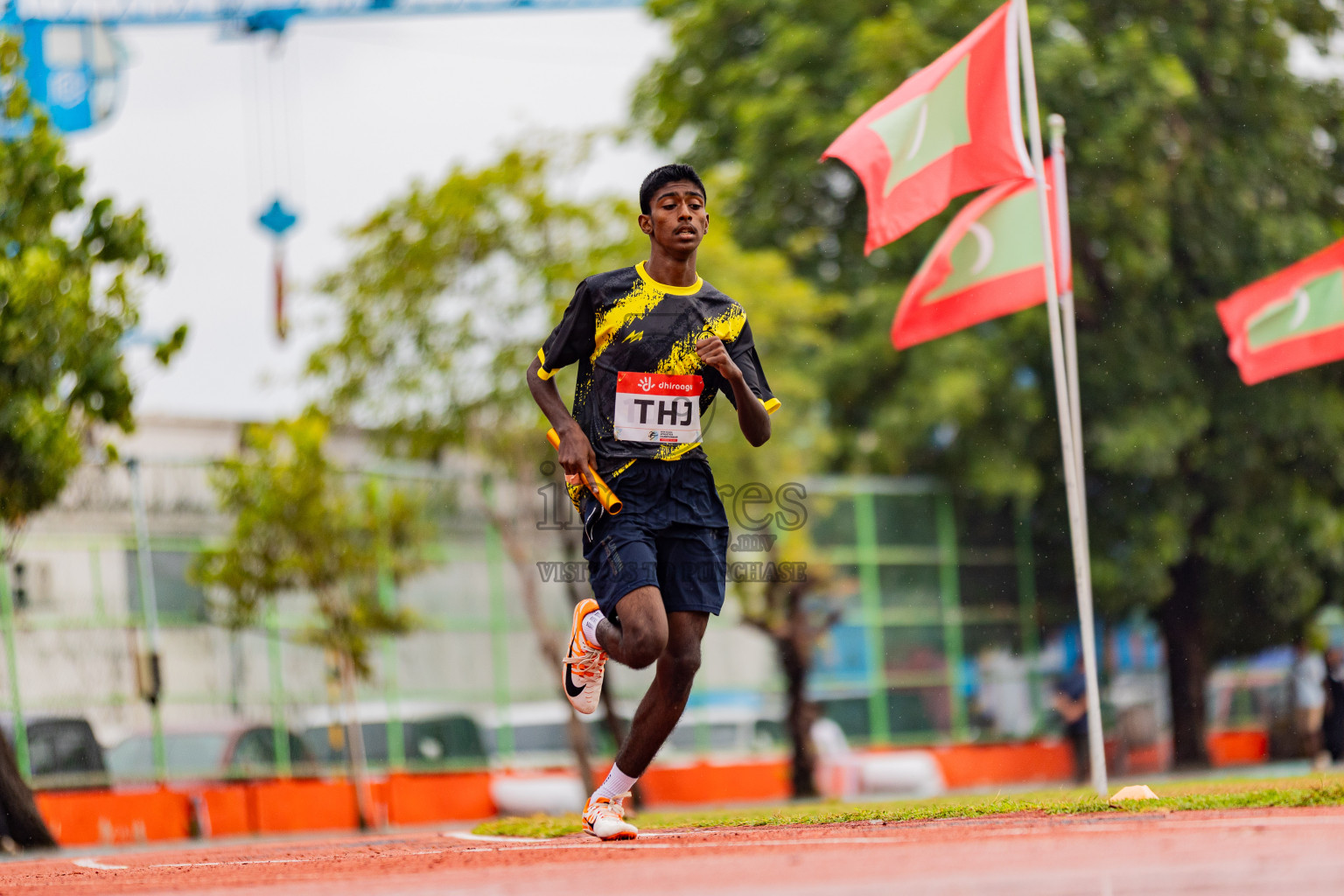 Day 6 of Inter-school Athletics Championship 2025 held in Ekuveni Synthetic Track, Male', Maldives on Sunday, 12th October 2025. Photos by: Areef Adam / Images.mv