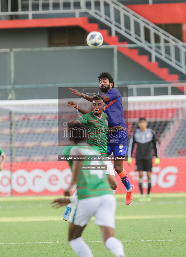 Bangladesh vs India in SAFF Championship 2021 held on 1st October 2021 in Galolhu National Stadium, Male', Maldives