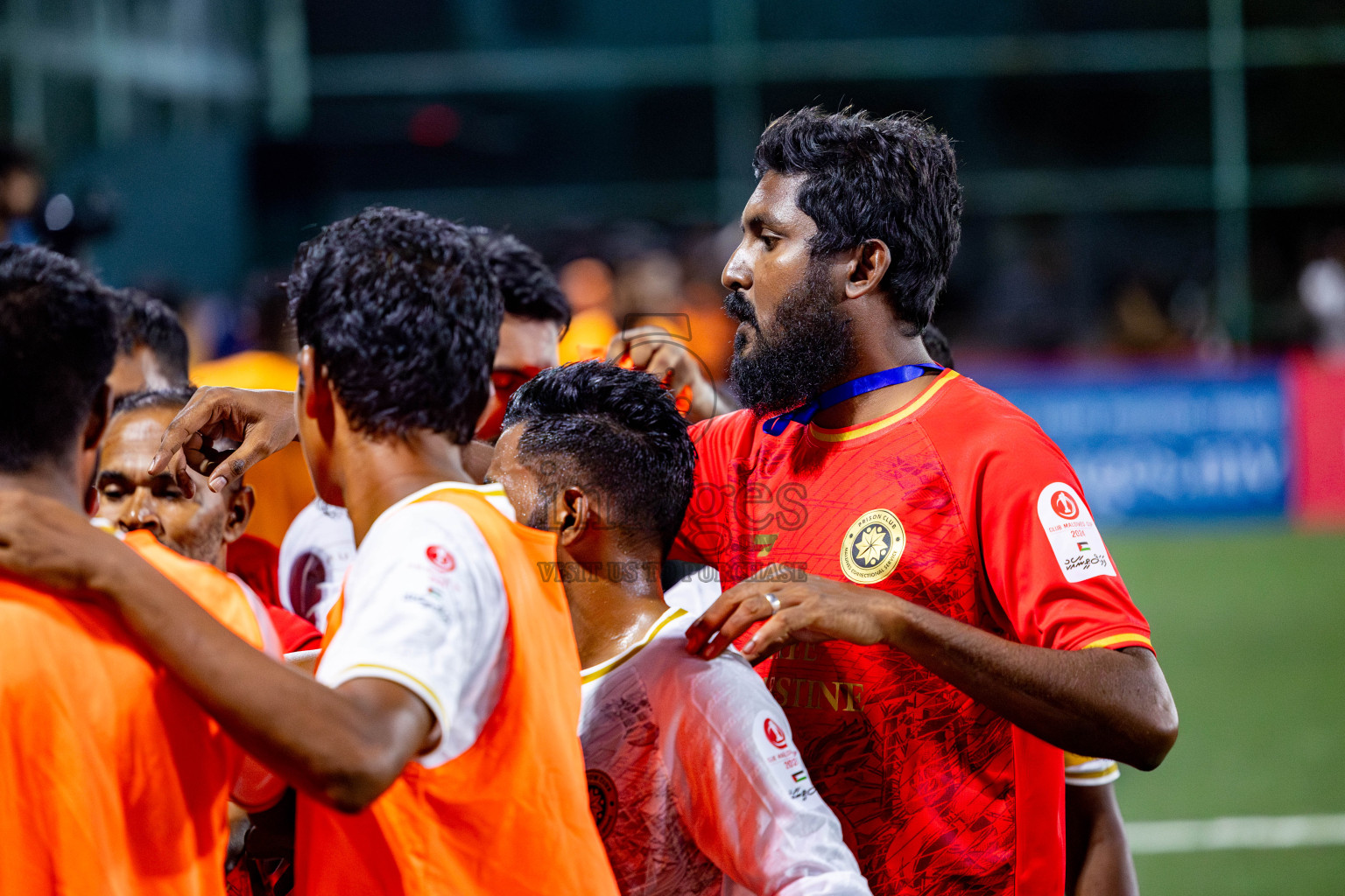 Prison Club vs Club AVSEC in Club Maldives Cup 2024 held in Rehendi Futsal Ground, Hulhumale', Maldives on Wednesday, 2nd October 2024. Photos: Nausham Waheed / images.mv