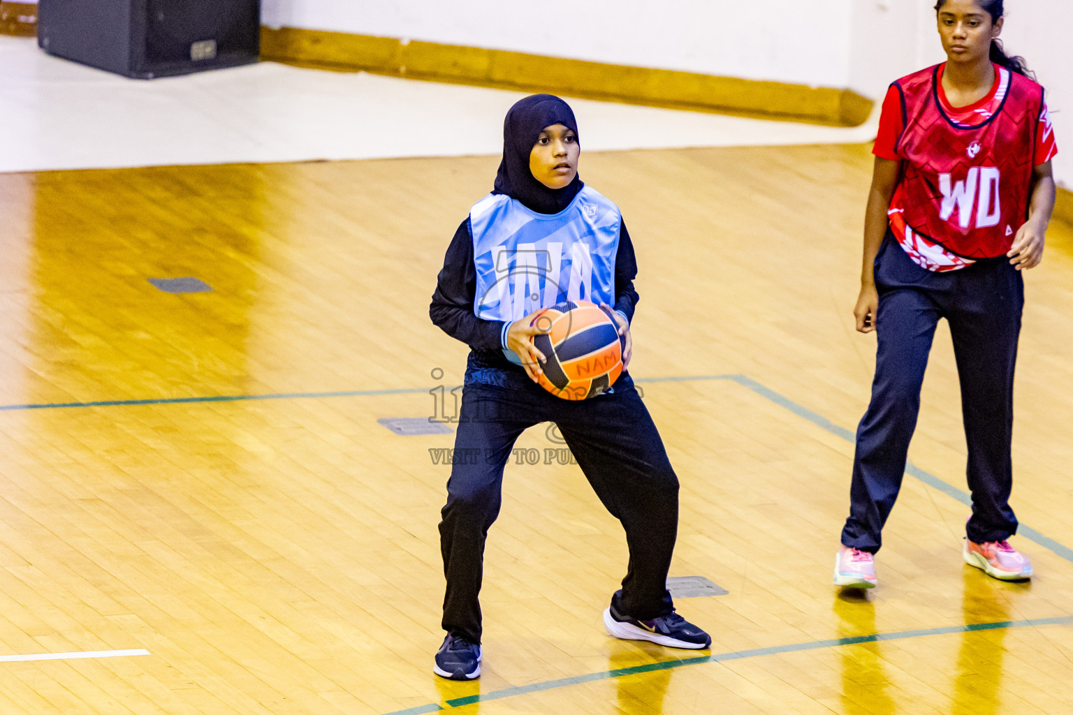 Day 10 of 25th Inter-School Netball Tournament was held in Social Center at Male', Maldives on Tuesday, 20th August 2024. Photos: Nausham Waheed / images.mv