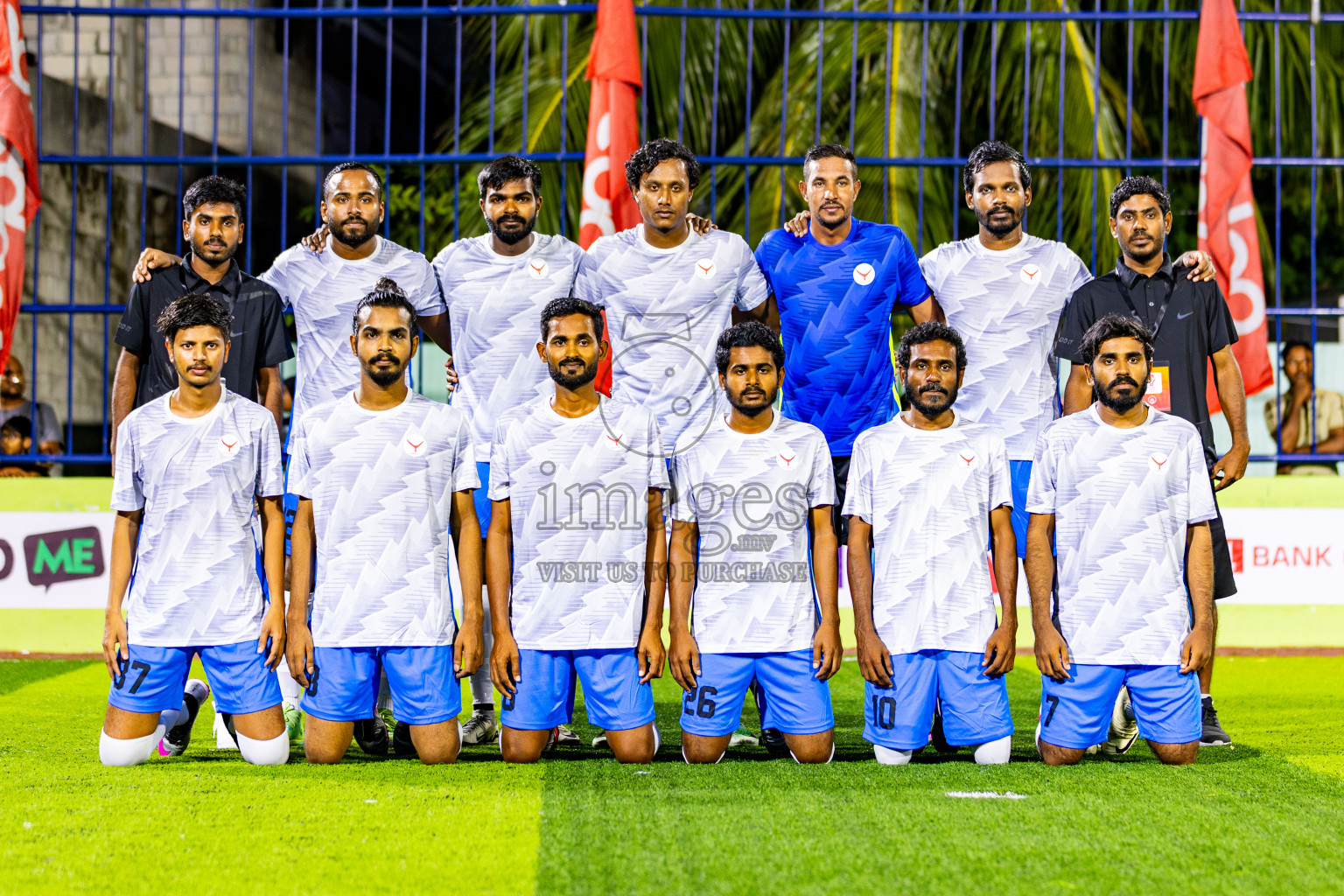 Nala Brothers vs Keawan FC in Day 1 of Eydhafushi Futsal Cup 2024 was held on Monday , 8th April 2024, in B Eydhafushi, Maldives Photos: Nausham Waheed / images.mv