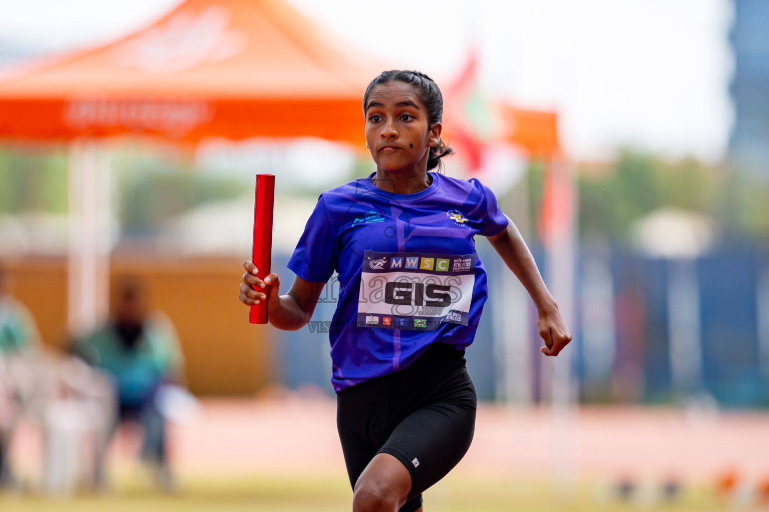 Day 6 of MWSC Interschool Athletics Championships 2024 held in Hulhumale Running Track, Hulhumale, Maldives on Thursday, 14th November 2024. Photos by: Nausham Waheed / Images.mv