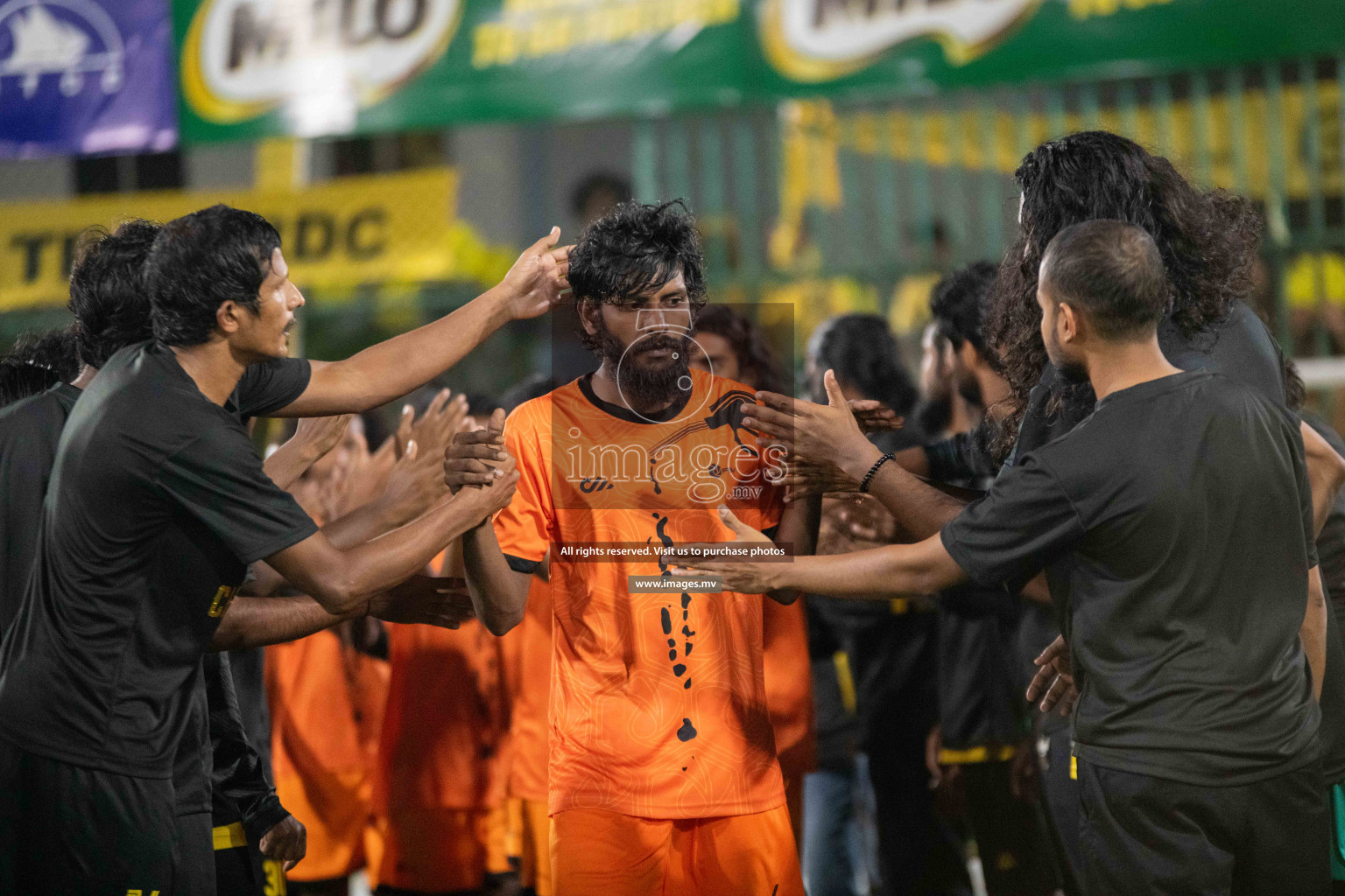 RRC Vs FSM in the Semi Finals of Club Maldives 2021 held in Hulhumale, Maldives on 19 December 2021. Photos: Shuu Abdul Sattar / images.mv