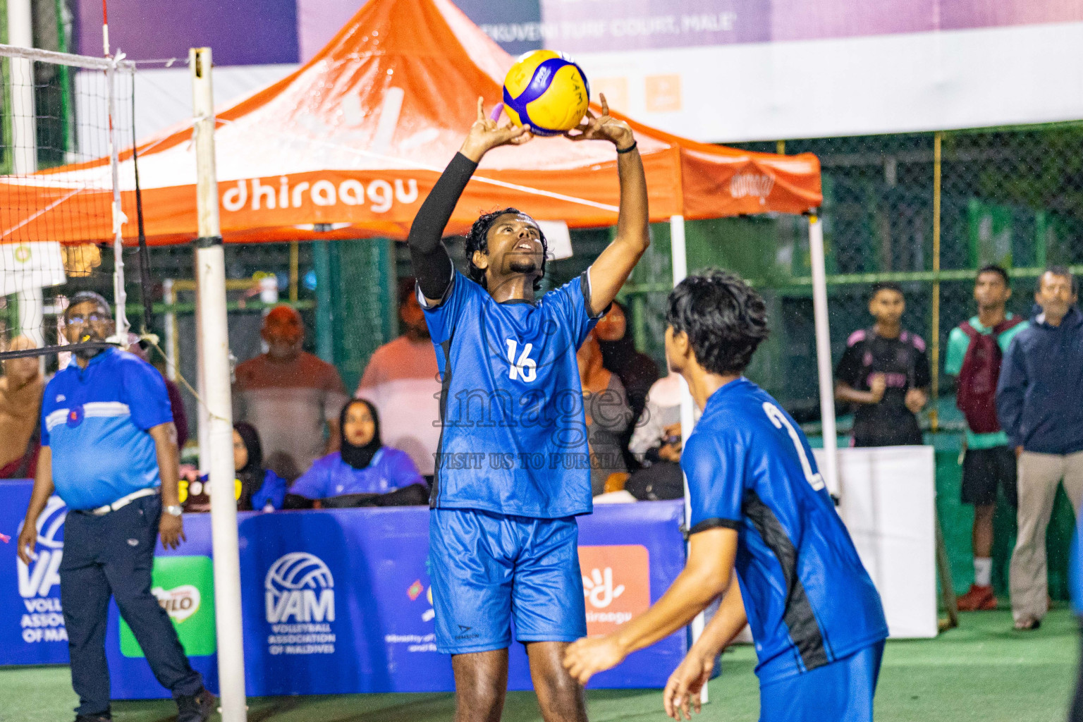 Maathoda Sports Club vs Goodies Sports Club in Milo National Junior Volleyball Championship 2025 Day 2 was held on Sunday, 23rd November 2025 at Ekuveni Turf Court Male', Maldives. Photos: Areef Adam / images.mv
