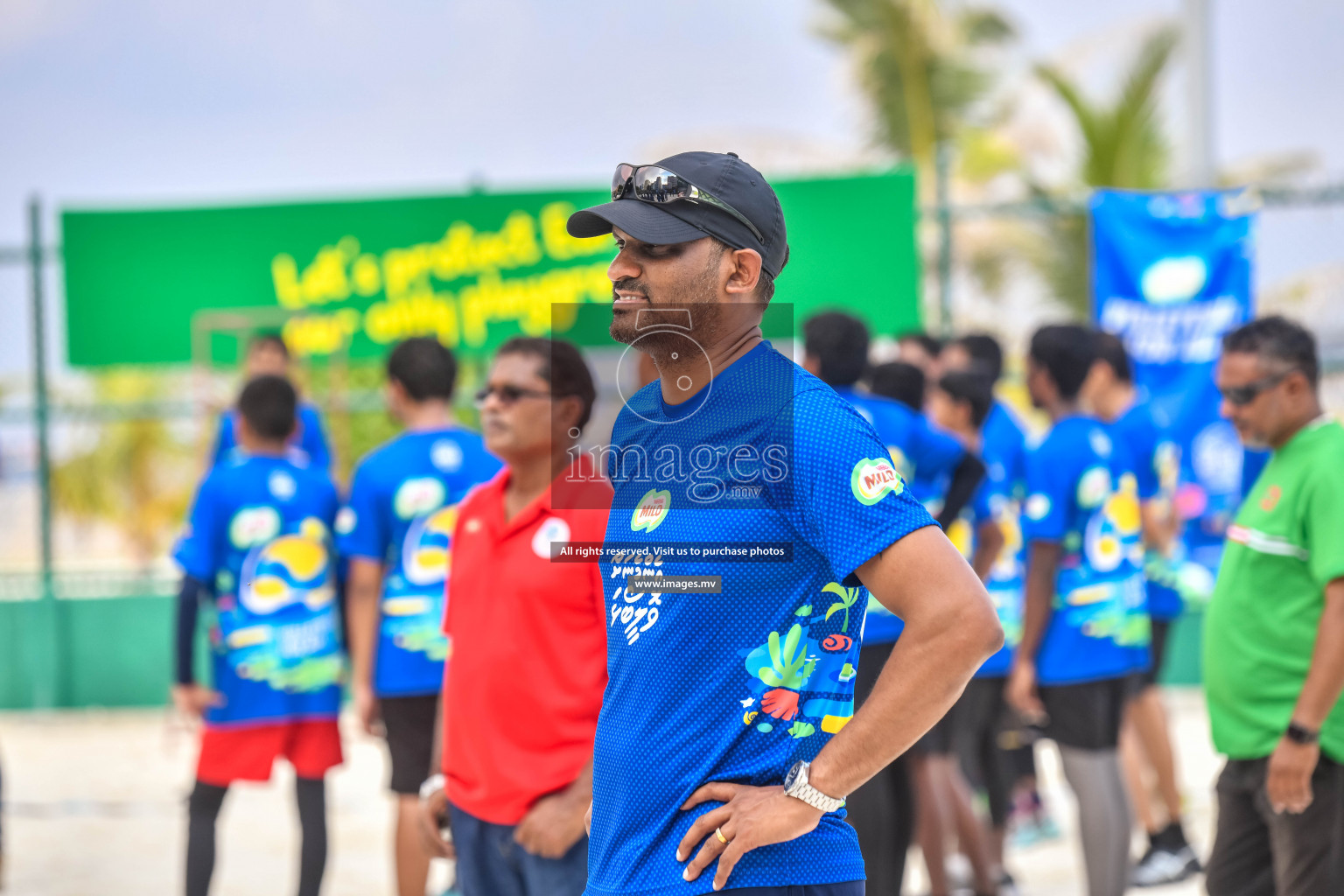 Vollyball players trainning session with Giba Photos by Nausham waheed