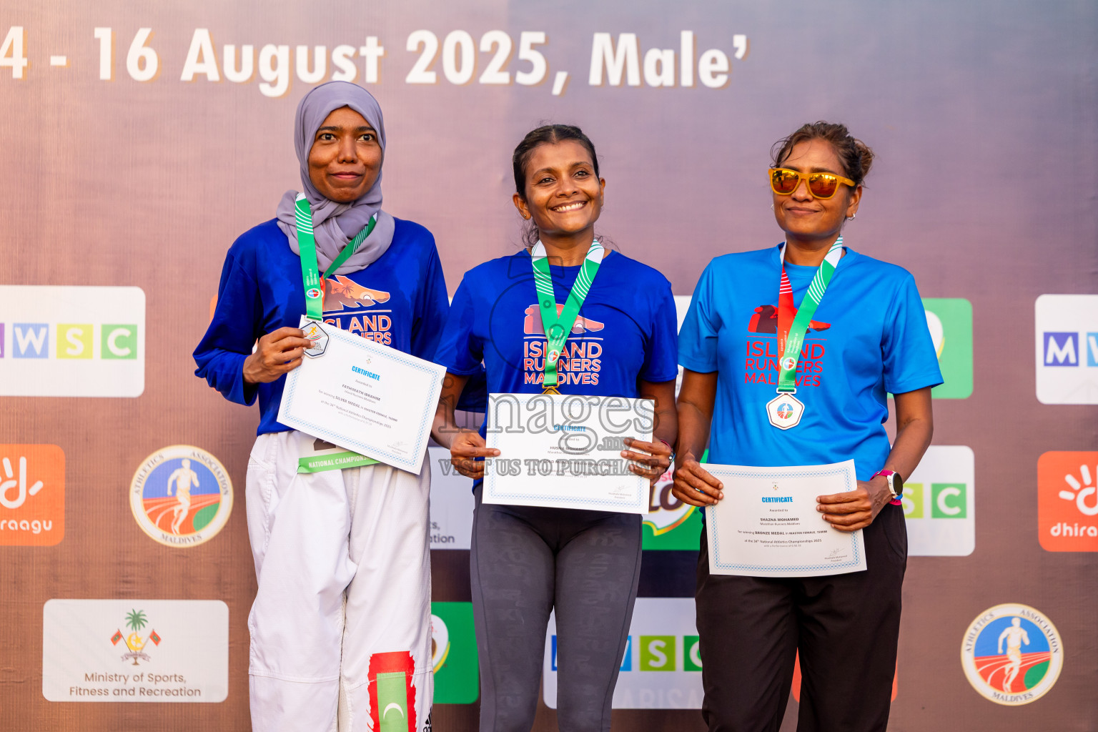 Day 2 of National Athletics Championship 2025 was held at Ekuveni Running Ground in Male', Maldives on Friday, 15th August 2025. Photos: Nausham Waheed  / images.mv
