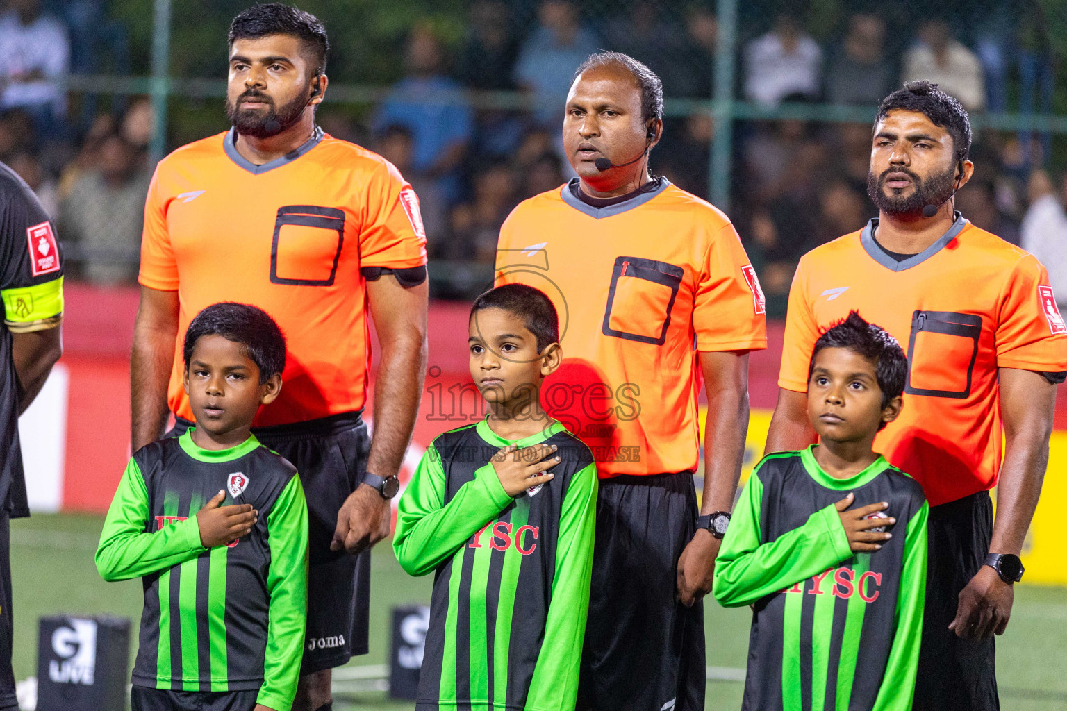 Opening of Golden Futsal Challenge 2024 with Charity Shield Match between L.Gan vs Th. Thimarafushi was held on Sunday, 14th January 2024, in Hulhumale', Maldives Photos: Ismail Thoriq / images.mv