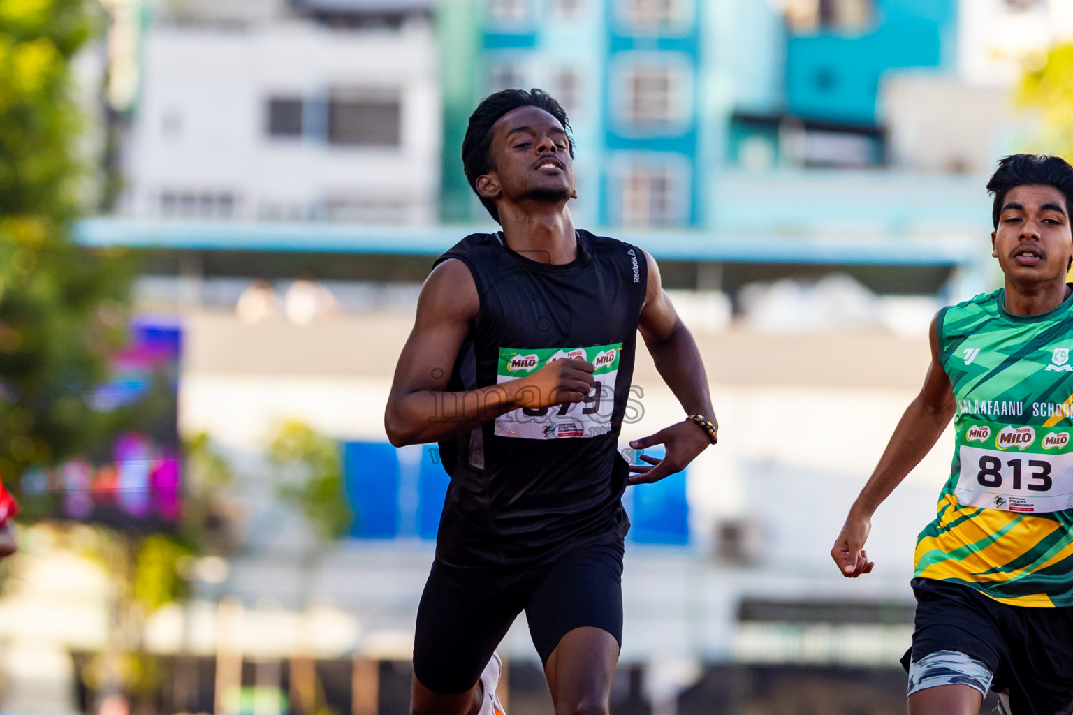 Day 4 of Inter-school Athletics Championship 2025 held in Ekuveni Synthetic Track, Male', Maldives on Thursday, 09th October 2025. Photos by: Nausham Waheed / Images.mv