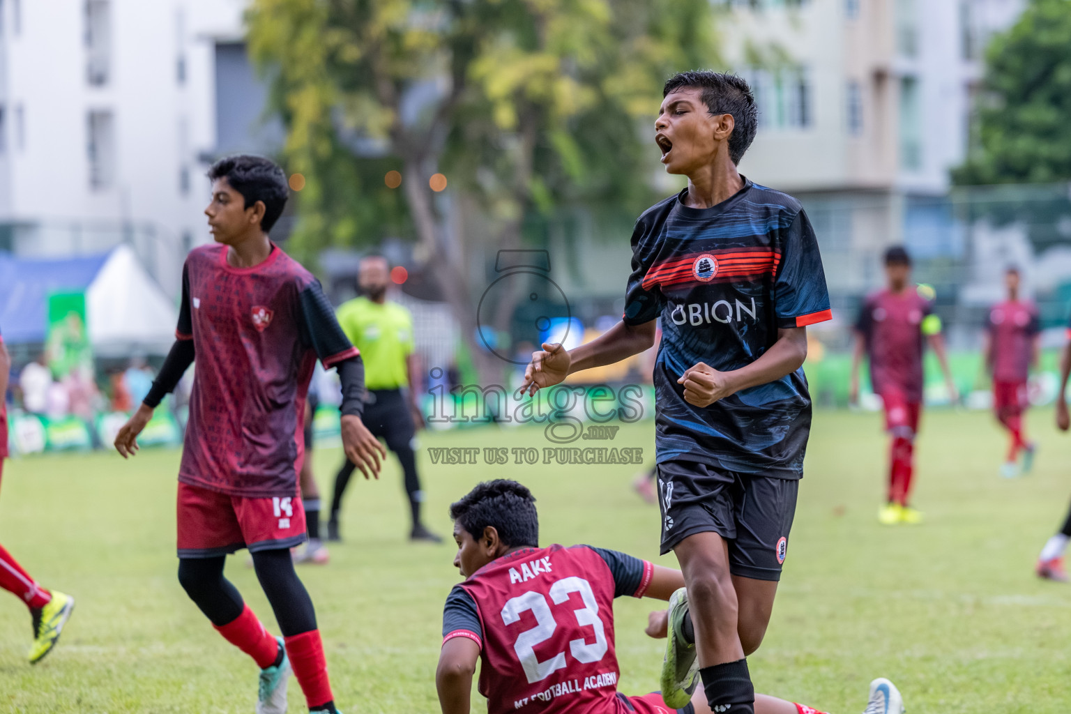 Day 2 of MILO Academy Championship 2025 (U14) was held on Friday, 31st October 2025 at Henveiru Football Grounds, Male', Maldives . 
Photos: Hassan Simah / images.mv